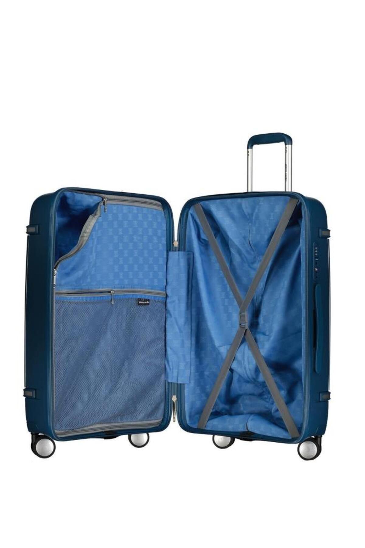 چمدان زنانه راسته | پیر کاردین Pierre Cardin 04PC7070-VR-SET - تصویر 5
