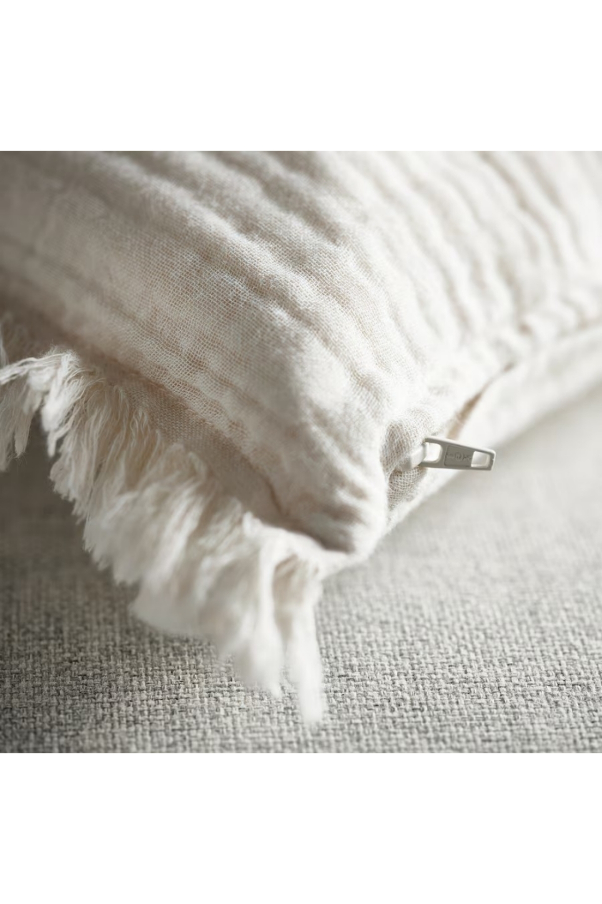 IKEA VALLKRASSING Cushion Cover, Off-White, 50x50 cm – 100% Cotton