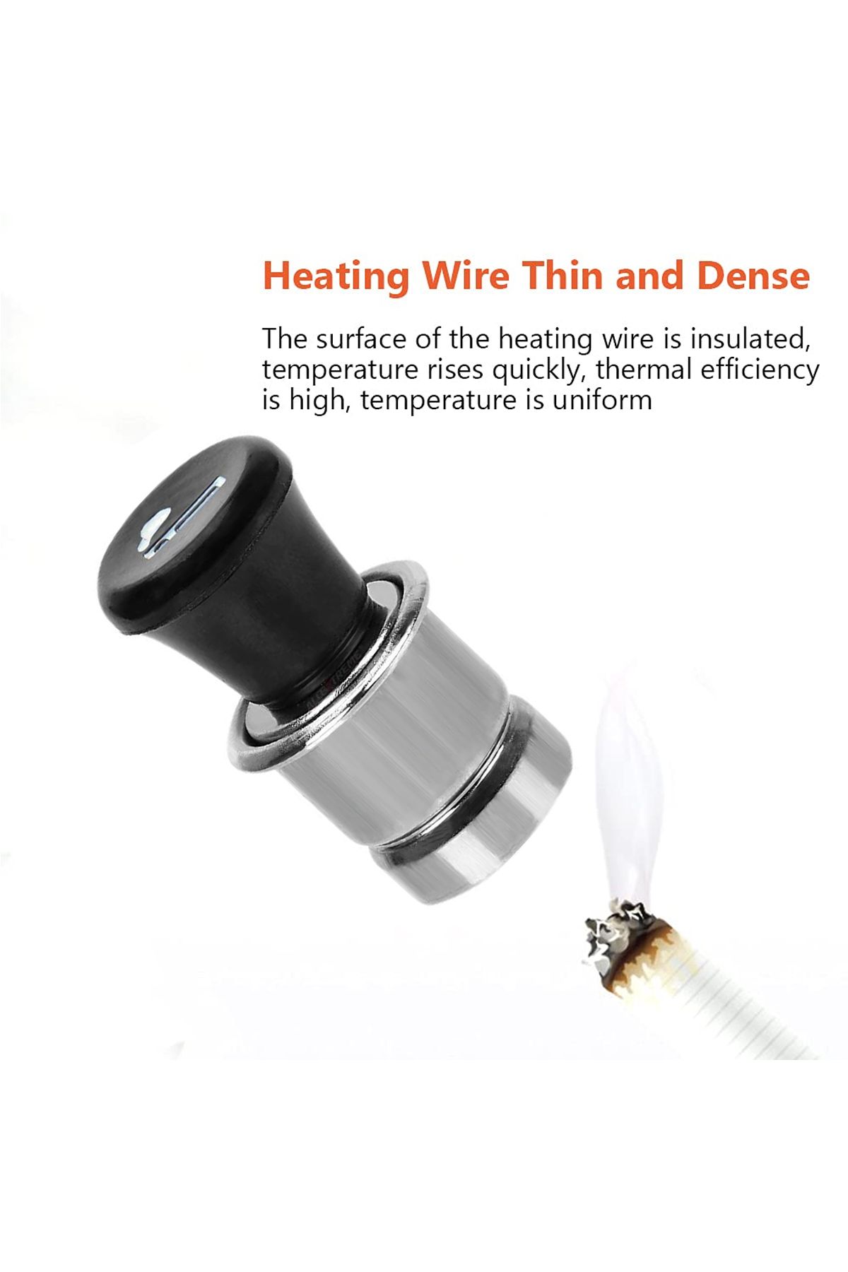 Stanley-Universal Car Cigarette Lighter Plug | Metal Socket Heater | 12V for Car Truck SUV Van 4