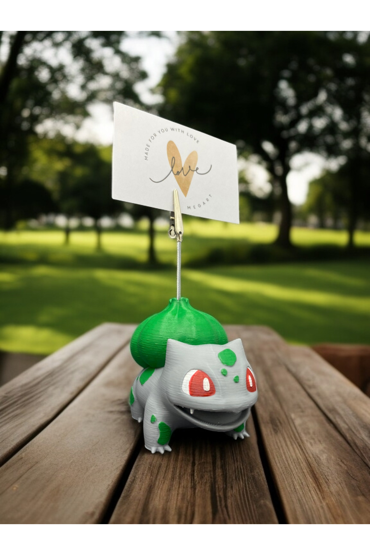 Megart Bulbasaur Figürlü Not ve Fotoğraf Tutucu - Pokemon Temalı ...