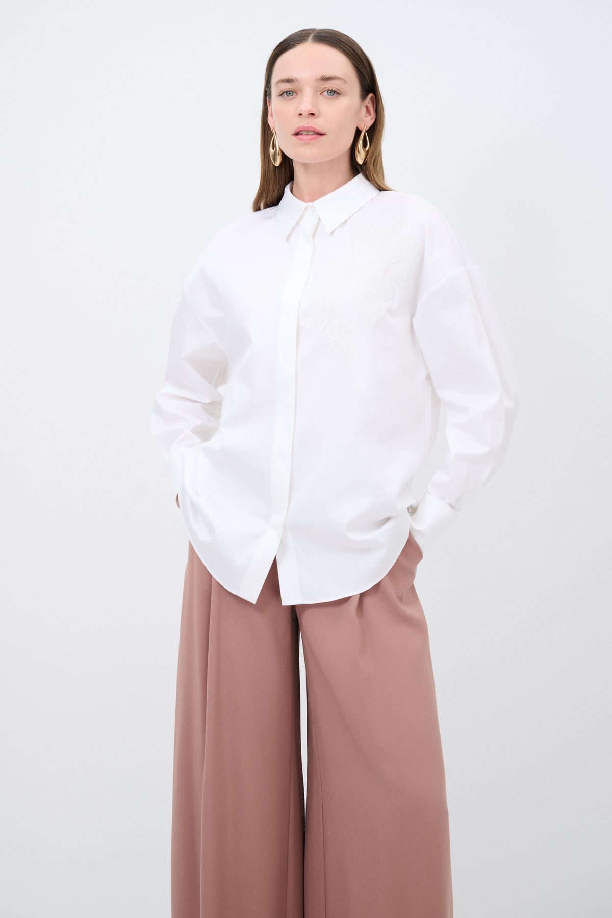 Love My Body-Embroidered Shirt 4