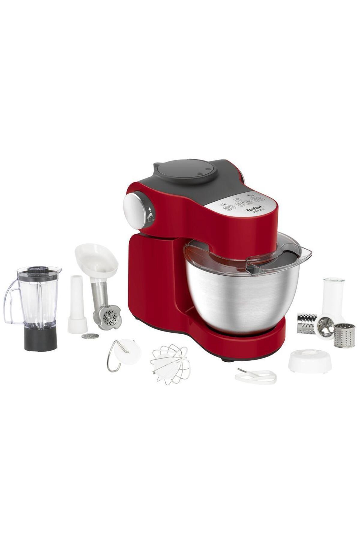 TEFAL-Tefal Wizzo QB317538 Food Processor, 1000 W, Flex Whisk, Pastry Set, Stainless Steel Bowl 1