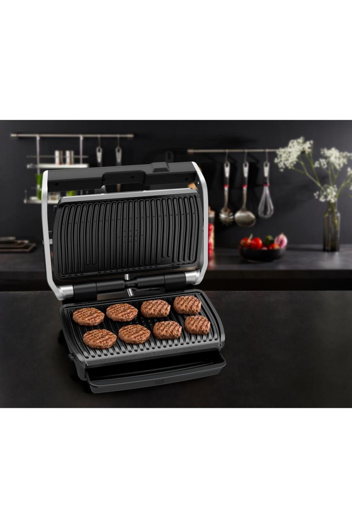 TEFAL-Gratar electric Tefal OptiGrill Elite XL GC760D30, 2200 W, 16 programe de gatit, senzor de gatire 8