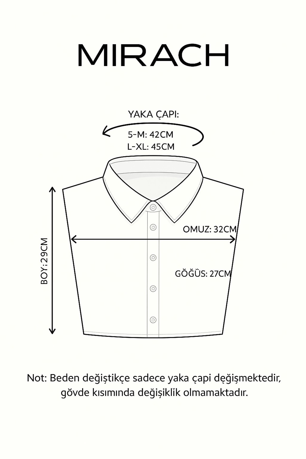 mirach-2-Pack - Shirt Collar and Neck Collar Poplin Chain Stretchy Sleeveless Low-Cut Set 3