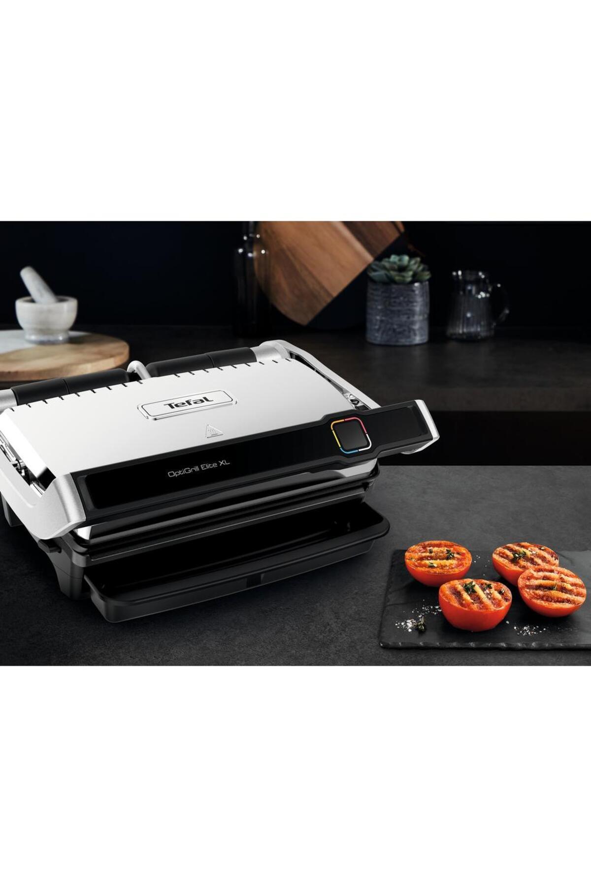 TEFAL-Gratar electric Tefal OptiGrill Elite XL GC760D30, 2200 W, 16 programe de gatit, senzor de gatire 15