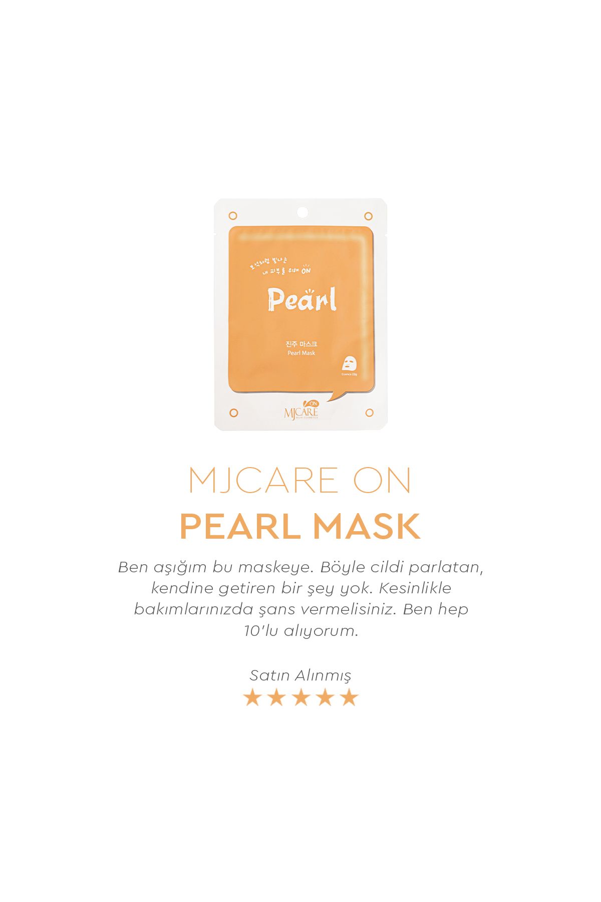 Mjcare-Pearl Essence Face Mask8809220800214 6