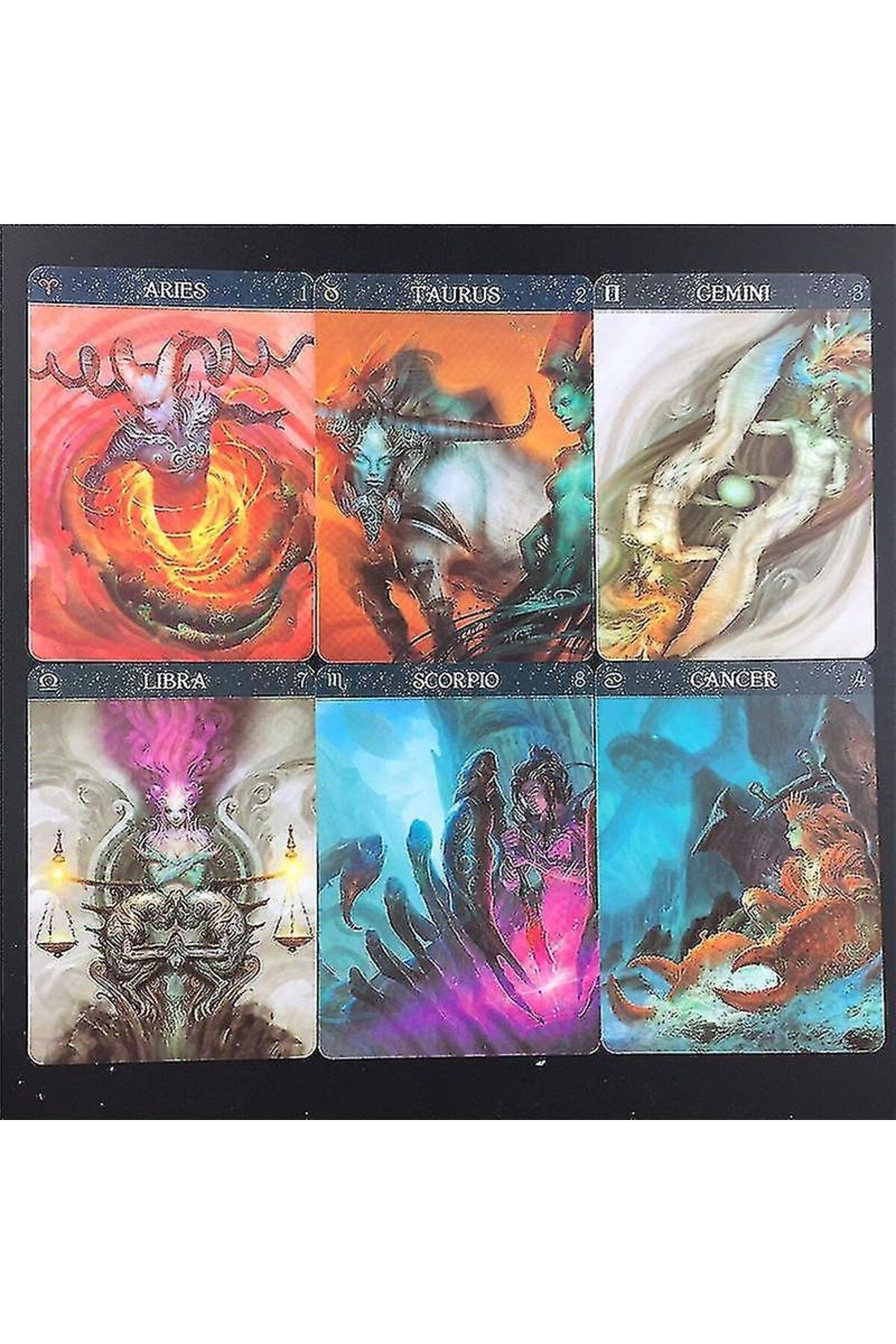 HEDİYE FİKRİ-The Barbieri Zodiac Oracle Tarot Cards 5
