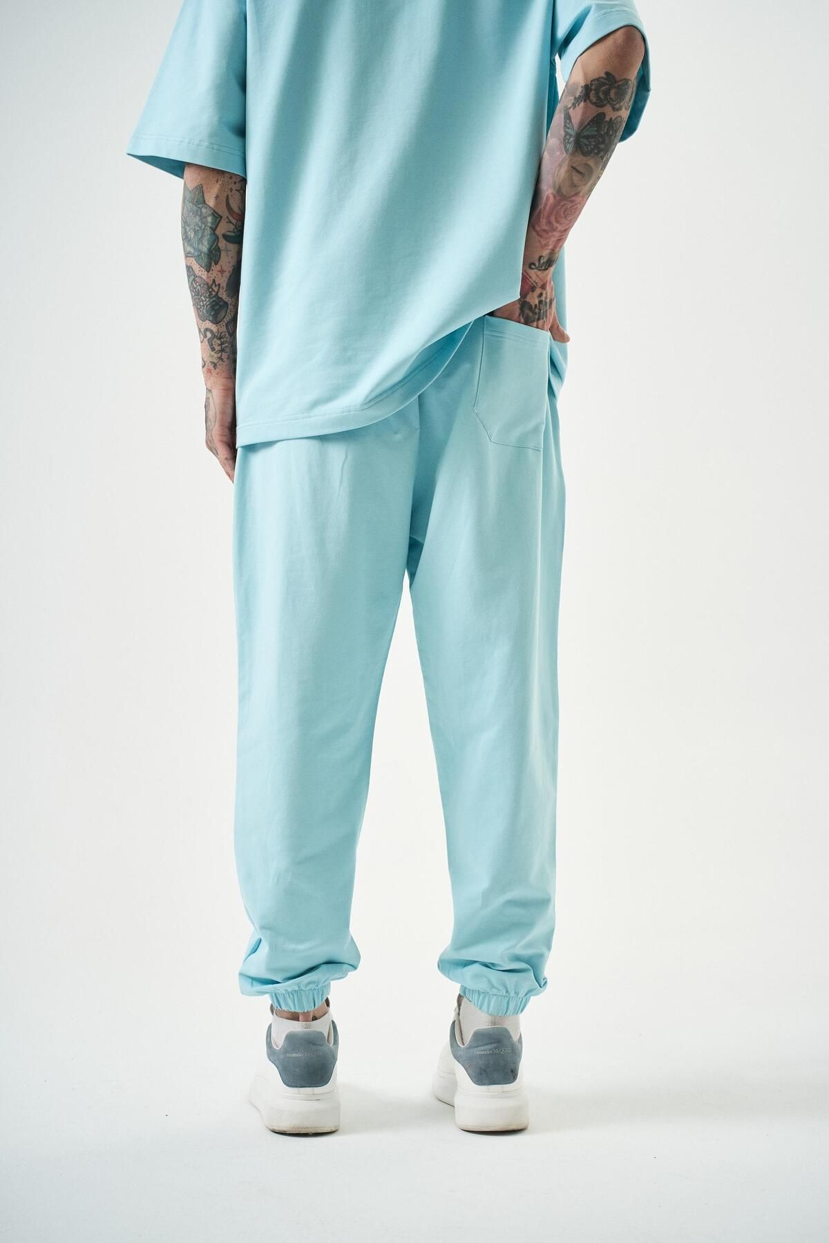 Respire-Ανδρική φόρμα Basic Jogger - Μπλε 4