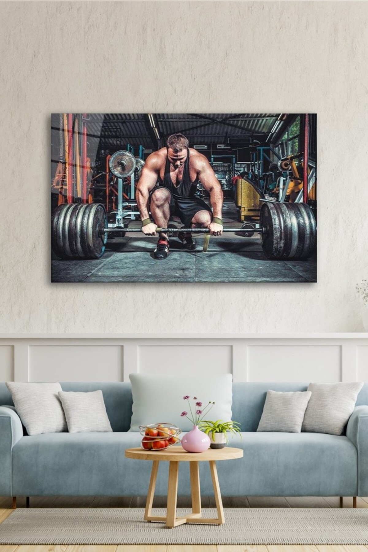 Spor Fitnes Cam Tablo-4 görsel 4