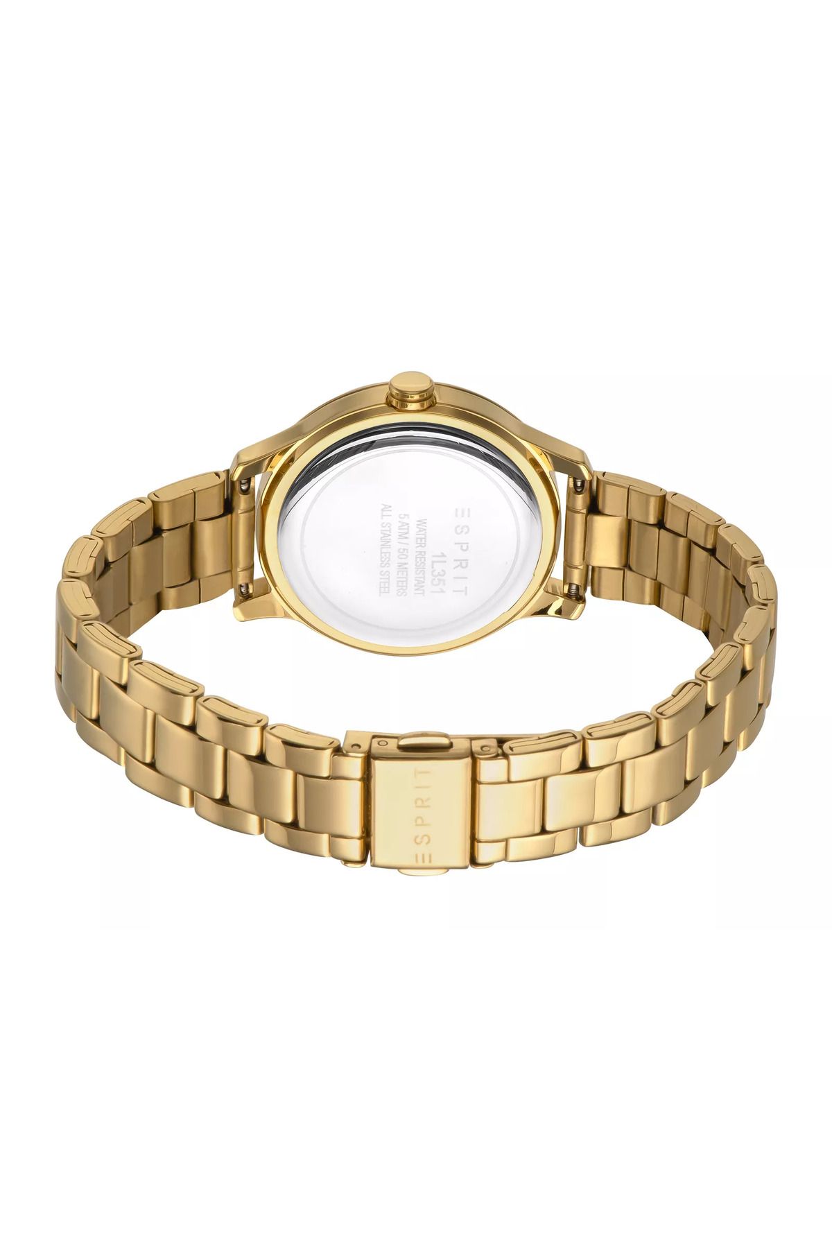 Esprit-Dámské hodinky ES1L351M0085, zlatý odstín, bílý ciferník, quartzový strojek 3