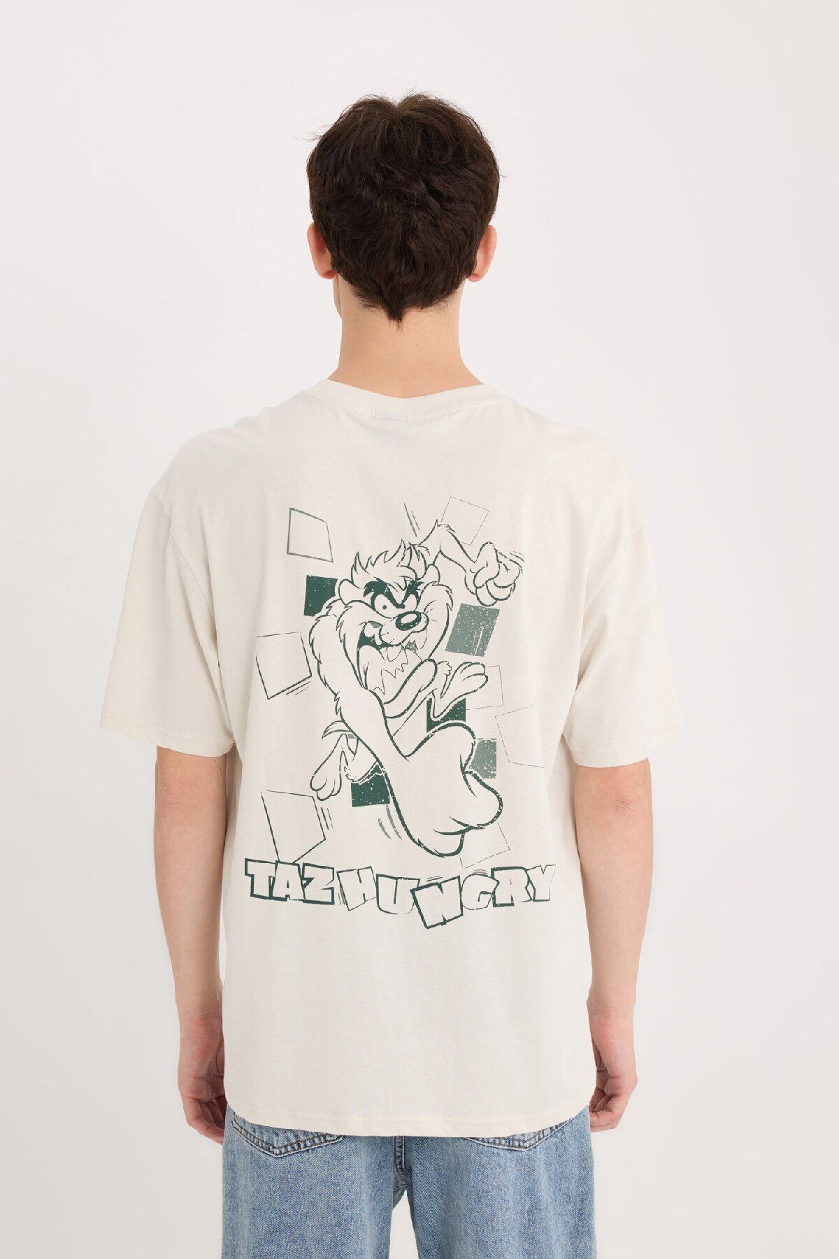 DeFacto-100 % Baumwolle Looney Tunes Boxy Fit Rundhals-Kurzarm-T-Shirt E1871ax25sp 7