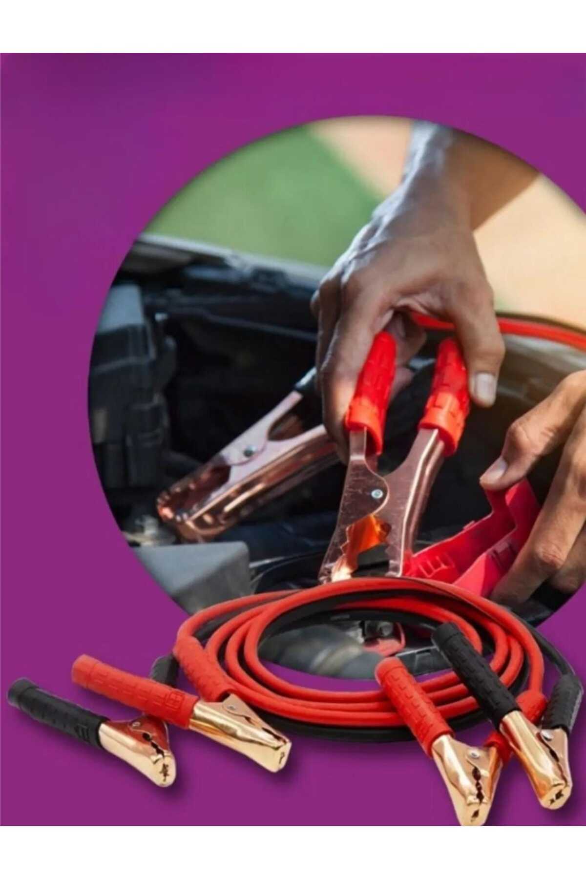 Genel Markalar 2 Metre Akü Takviye Şarj Kablosu 1200 Amper Çantalı