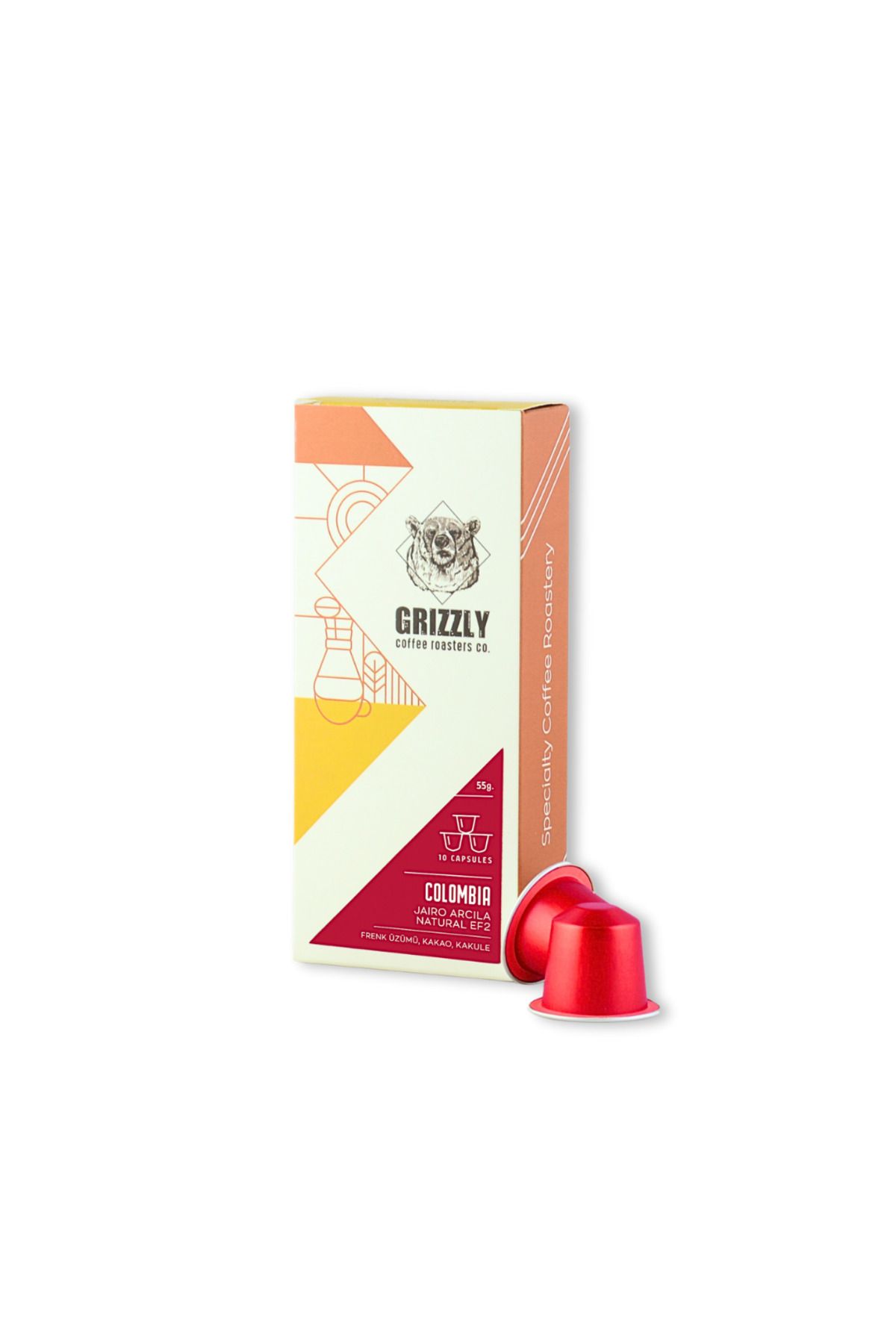 Grizzly Coffee Roasters Colombia Jairo Arcila Kapsül Kahve