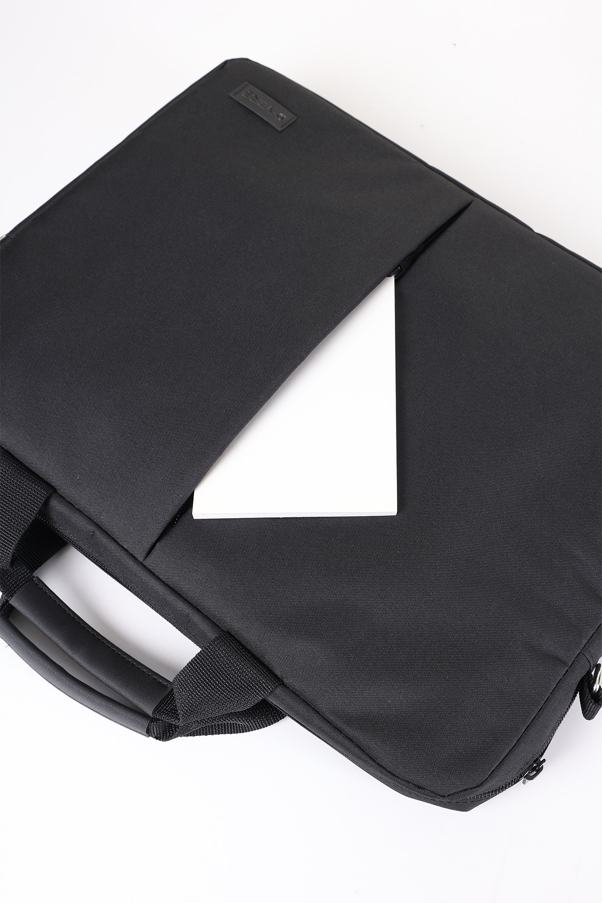 D'VERS  15.6 Inç Siyah Unisex Notebook Evrak Laptop Çantası - Görsel 2