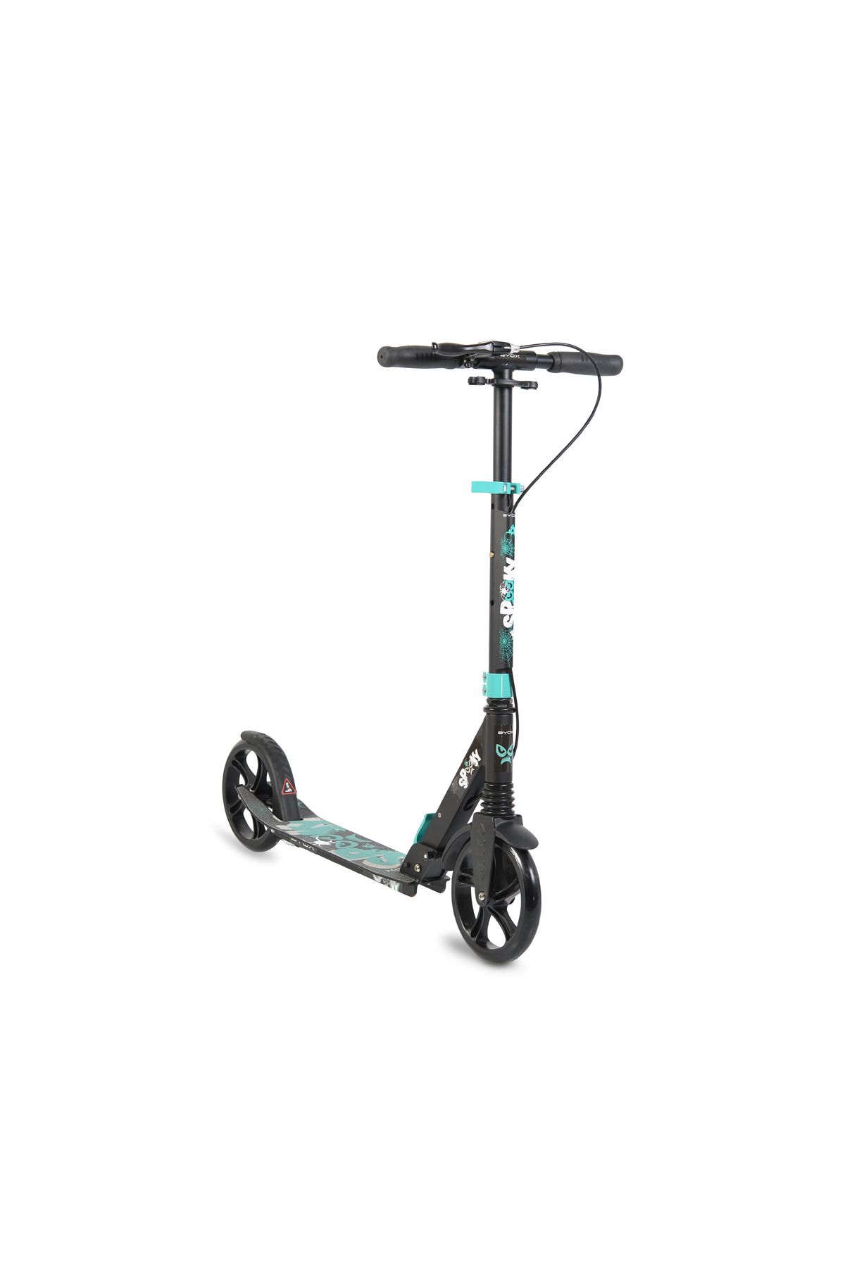 OEM Trotineta Pliabila Byox Spooky Turquoise , Amortizor Fata Si Frana De Mana, Varsta Minima 8 Ani Unisex - One Size