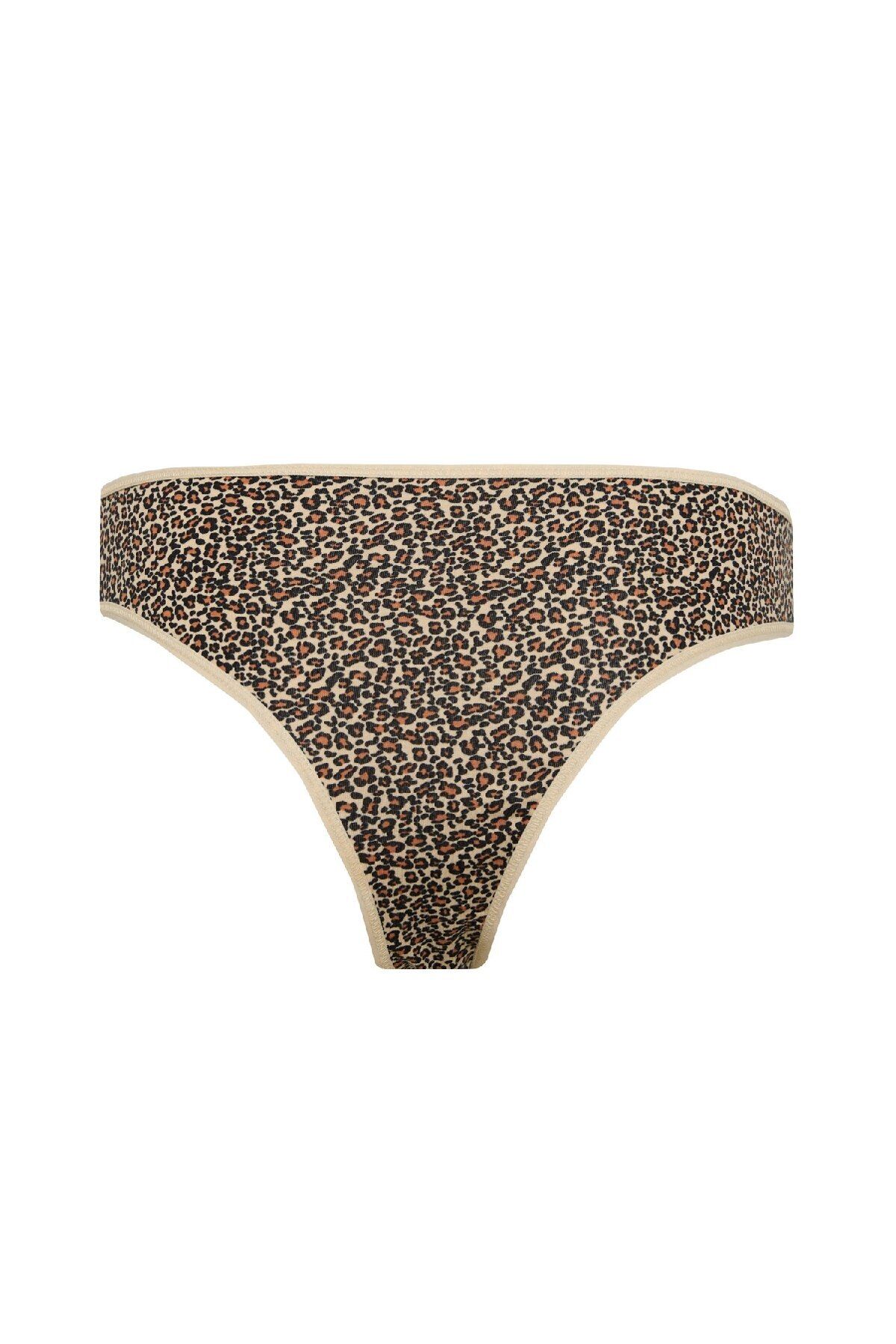 DeFacto-Pack of 3 Slip Panties with Leopard Print to Fall in Love - E4882Ax 3