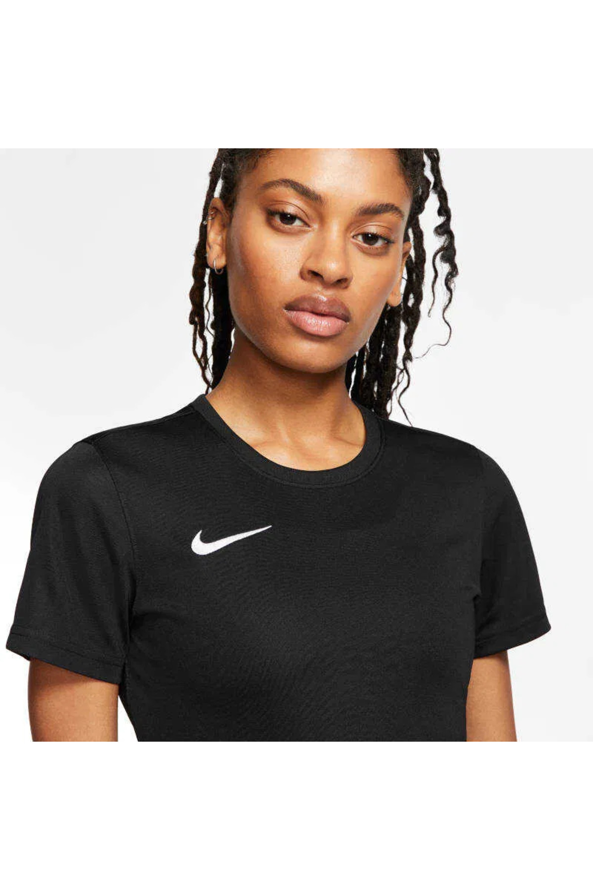 Nike Günlük Kadın Spor Tişört Siyah görsel 2