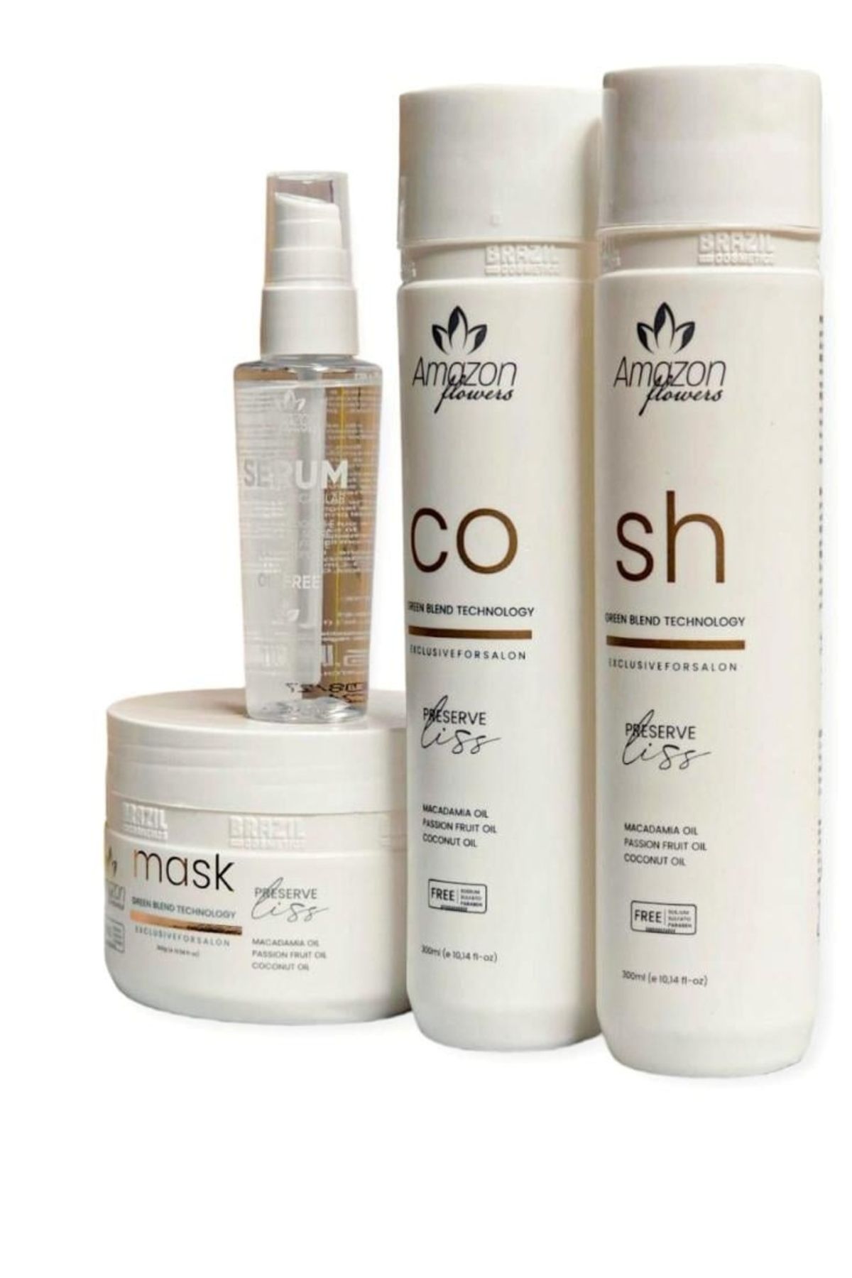 Amazon-Amazon Flower Smooth Brazilian Daily Care Kit for Protein and Keratin Treated Hair 2