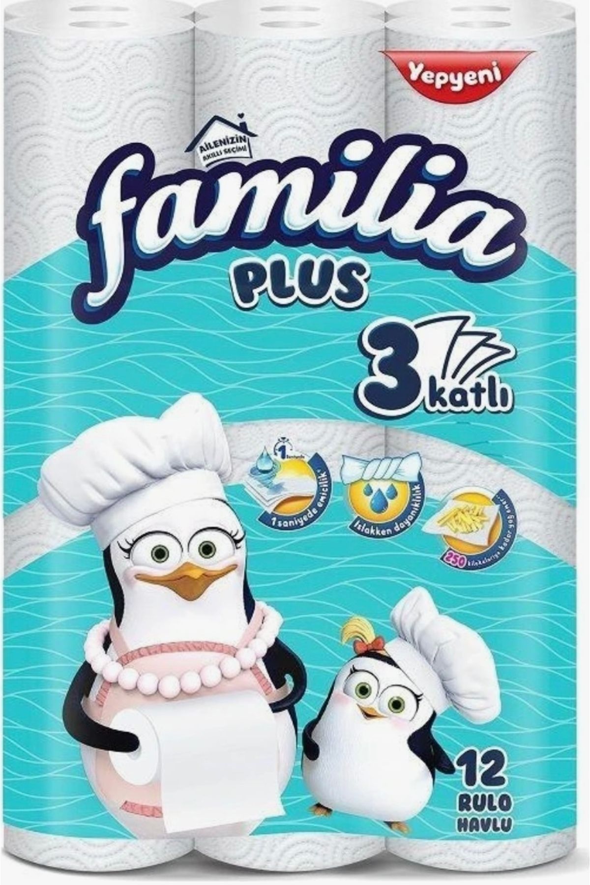 Familla Kağıt Havlu 12 li 3 Katlı