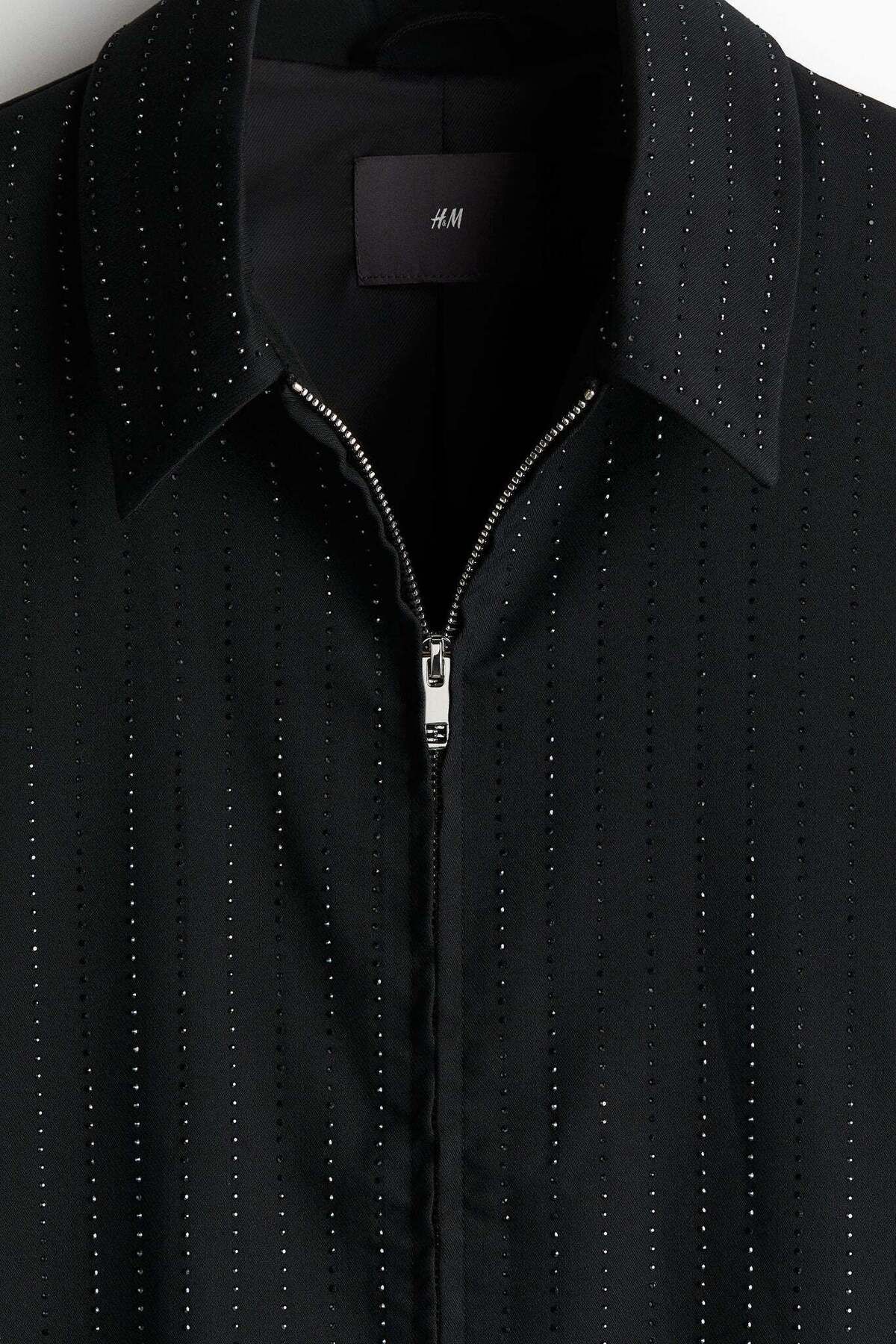 H&M-Regular Fit Rhinestone-embellished jacket 3