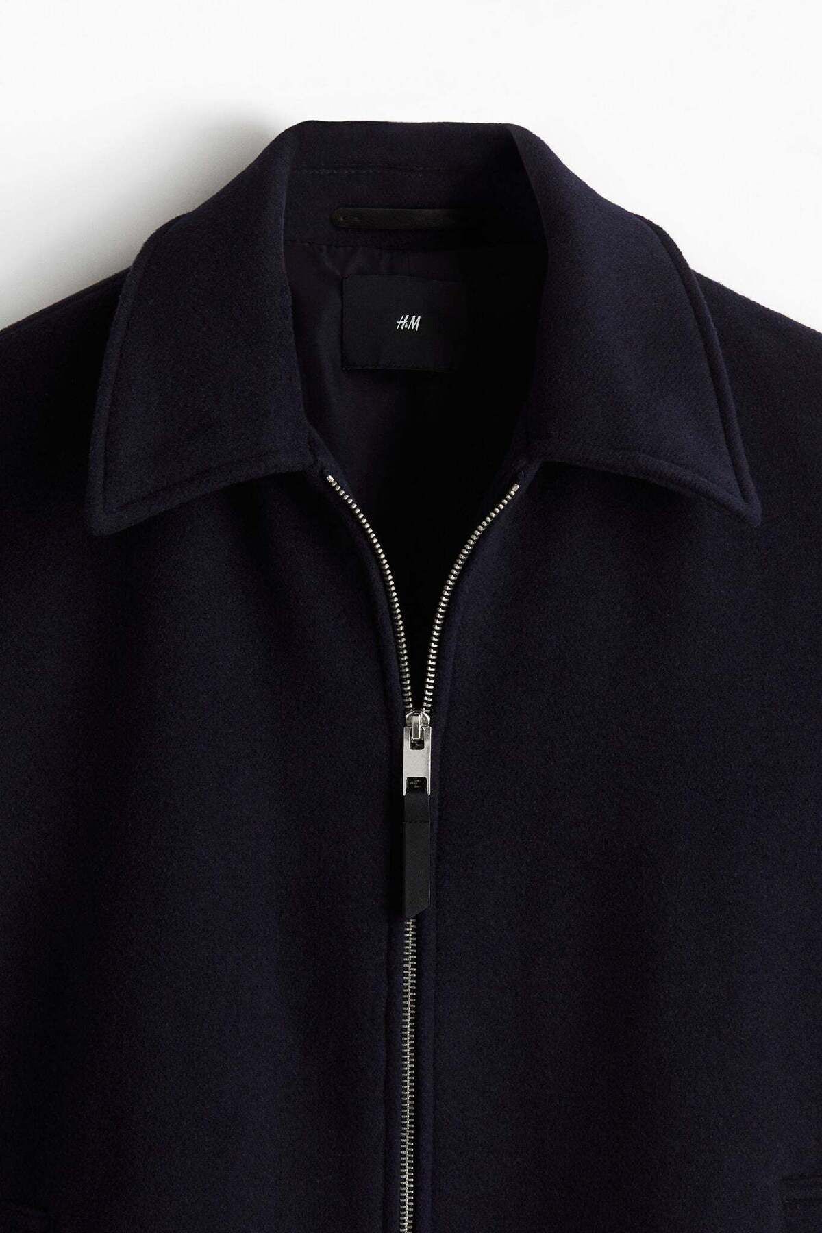 H&M-Regular Fit Wool-blend shacket 2