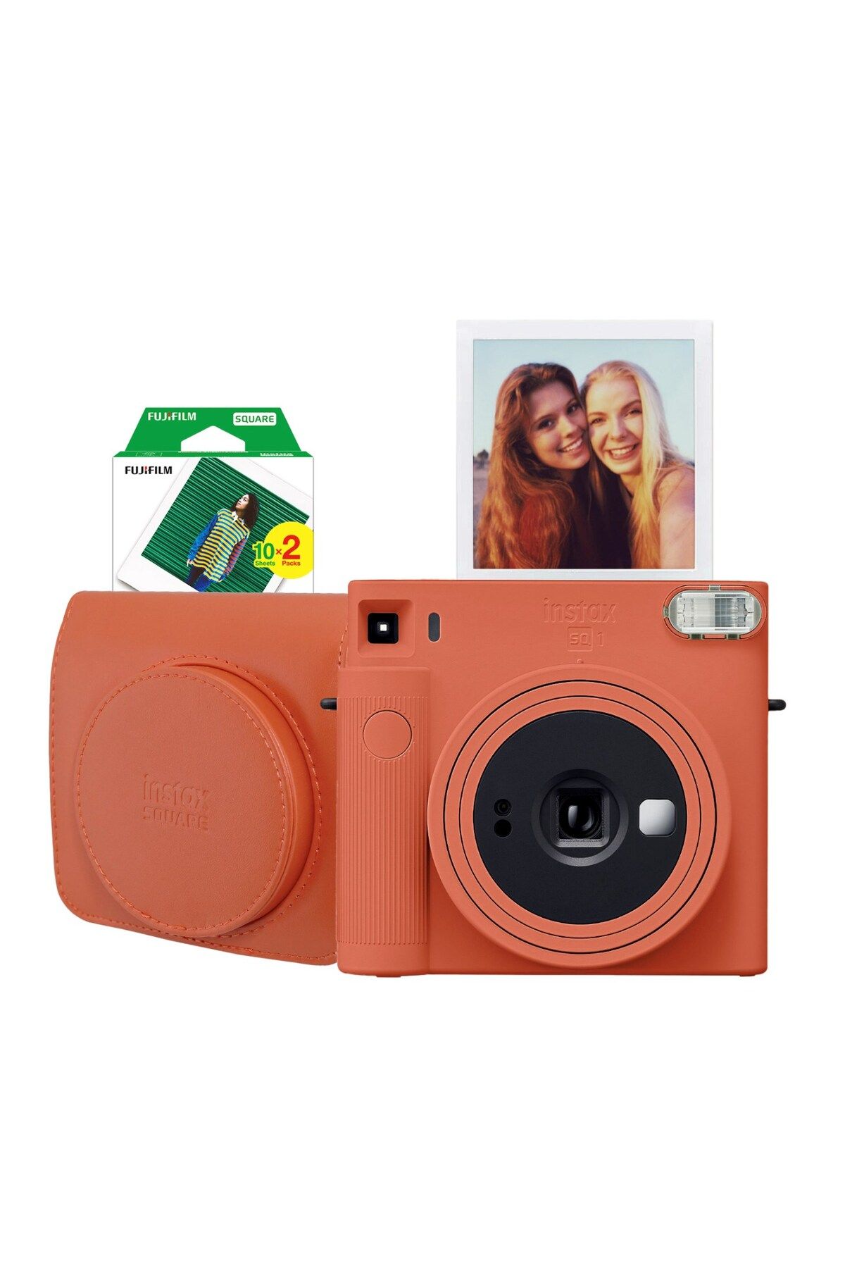 Fujifilm Instax SQ1 Terracotta Turuncu Fotoğraf Makinesi ve Hediye Seti 4
