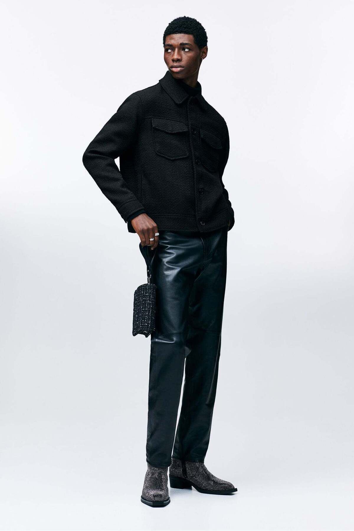 H&M-Regular Fit Tweed jacket 6
