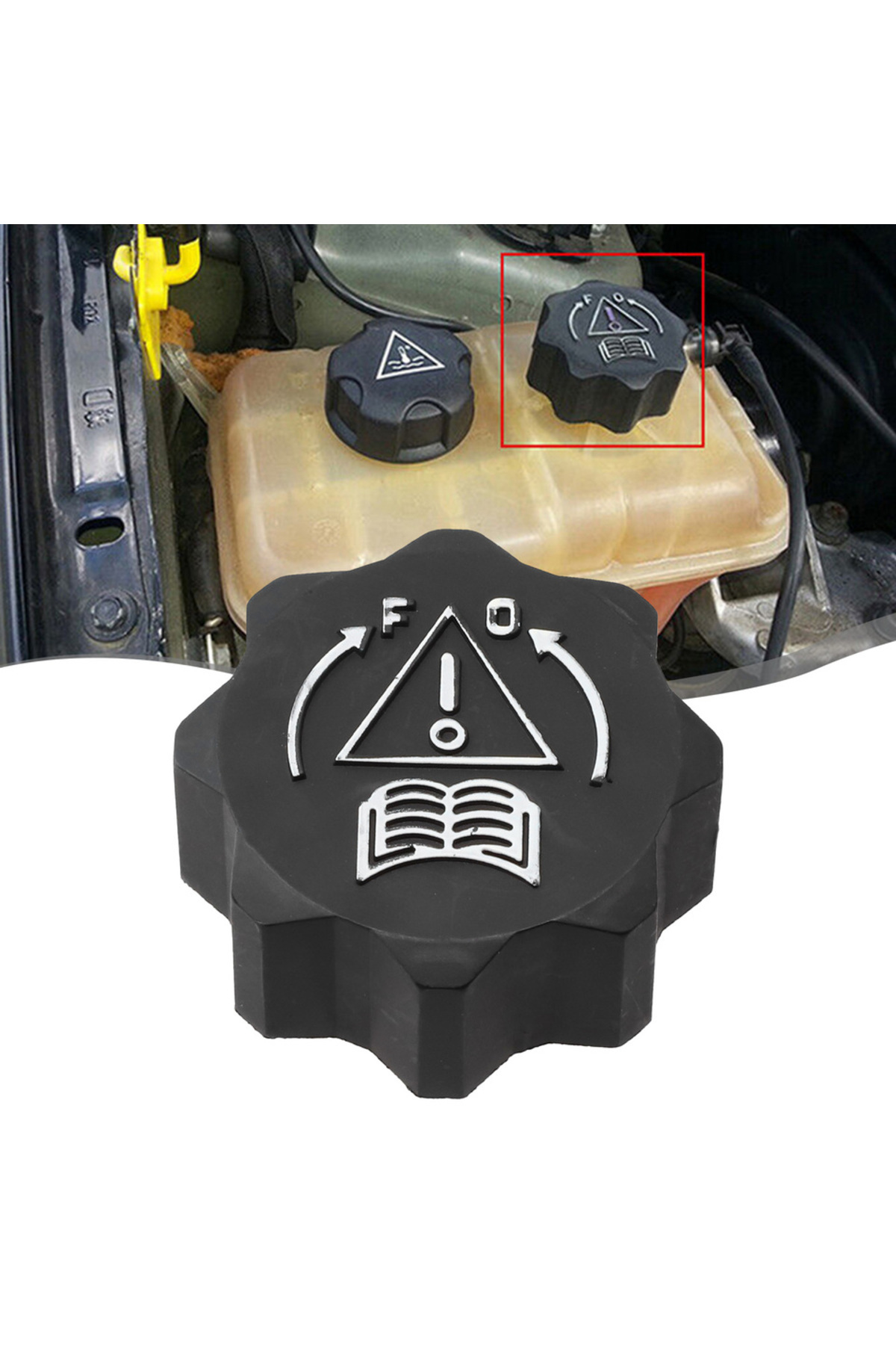 Choice-A 1pc Radiator Expansion Water Tank Cap 1306J5 for Expert for Partner for RCZ For 106 II 307 206 20. 1
