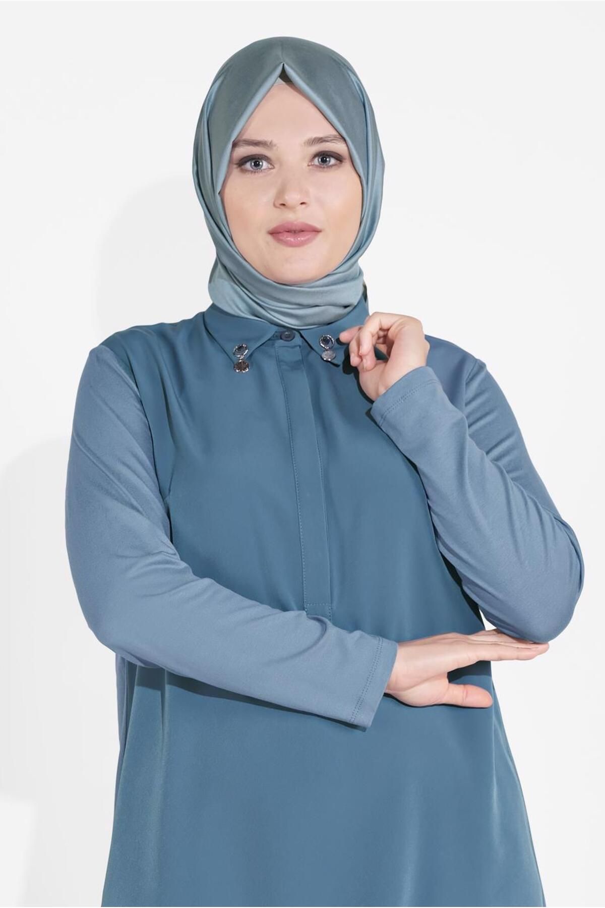 تونیک با سنجاق روی یقه 2891 Alvina