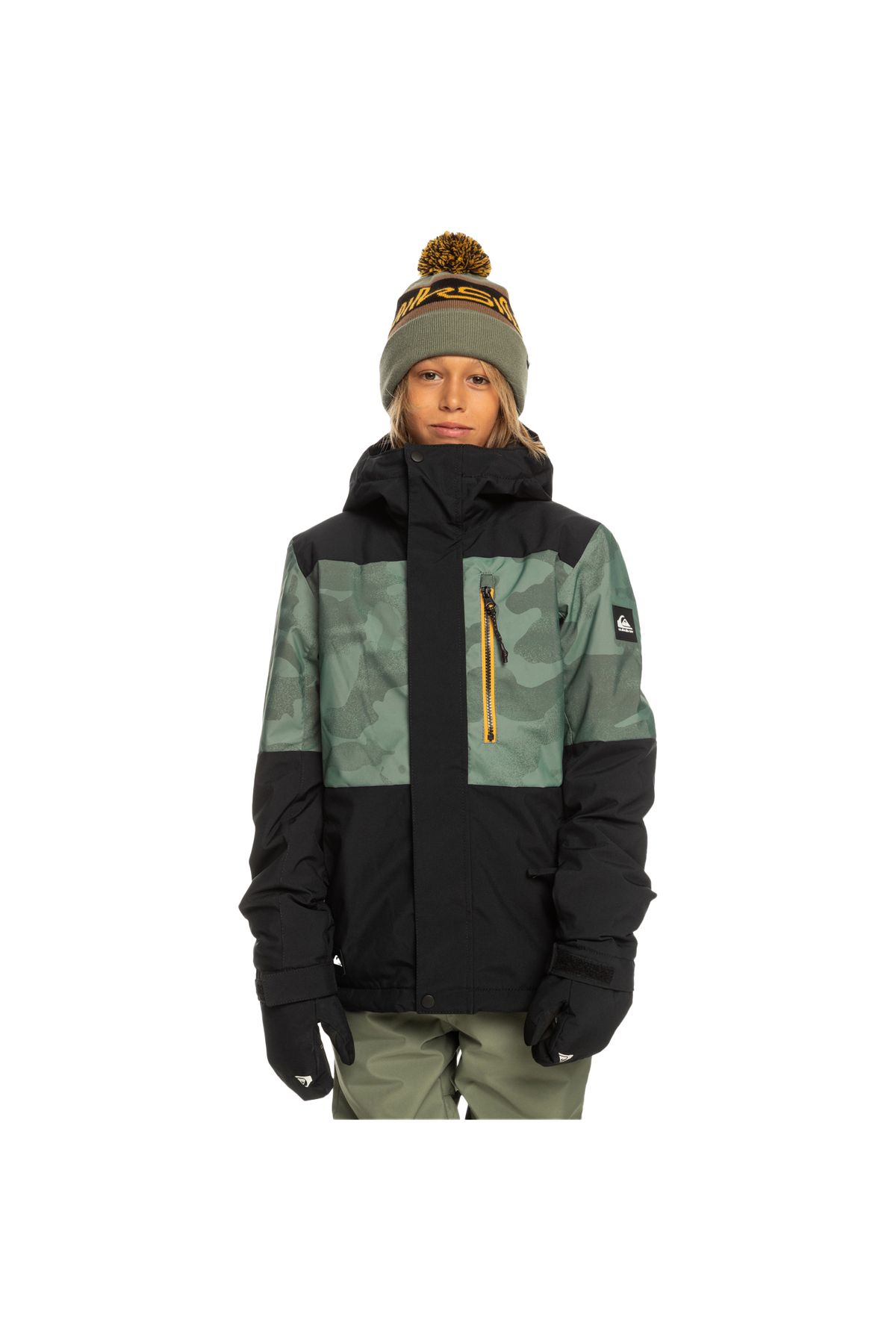 Quiksilver Mıssıon Prınted Block Youth Jk