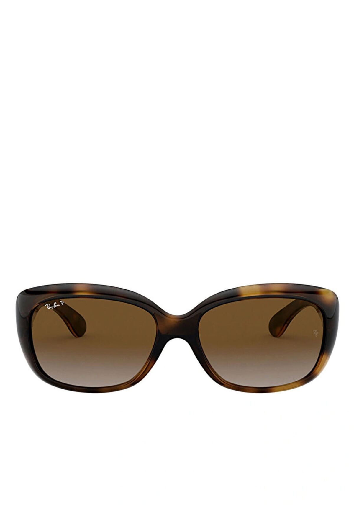 ری بن عینک آفتابی زنانه پلاریزه قهوه‌ای مستطیلی Blaze RB4101