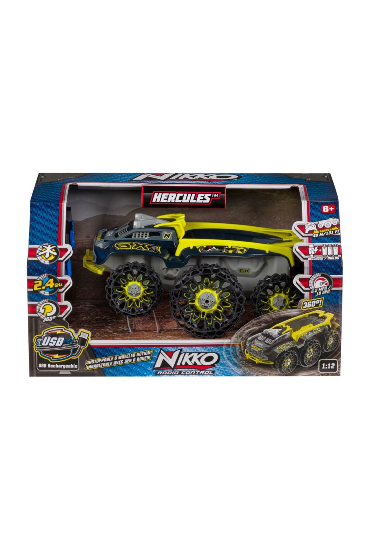 Feyza Oyuncak Hercules 6 Tekerlekli Off-Road 360 Derece Dönen