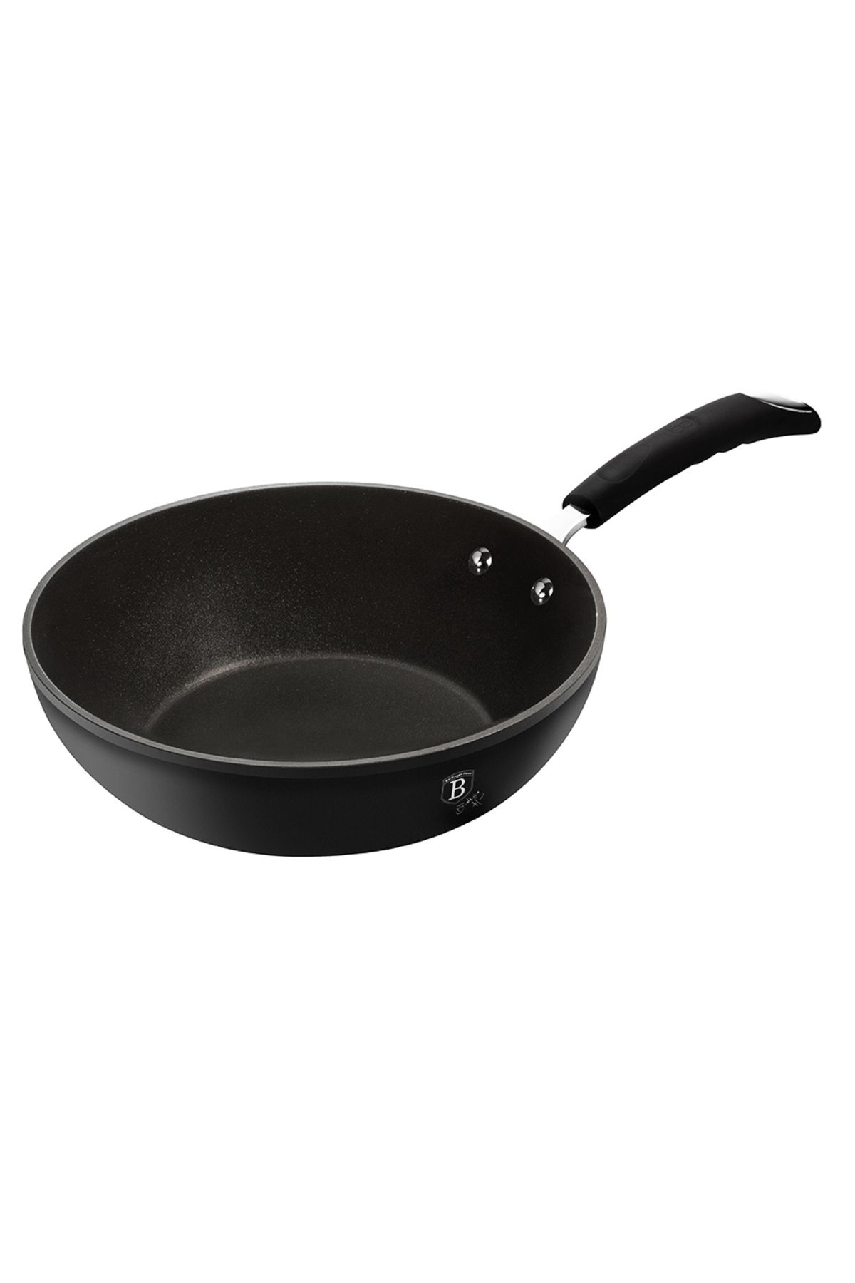 Berlinger Haus Tigaie Wok Cu Suprafata Din Titan 28 Cm Black Professional Line - One Size