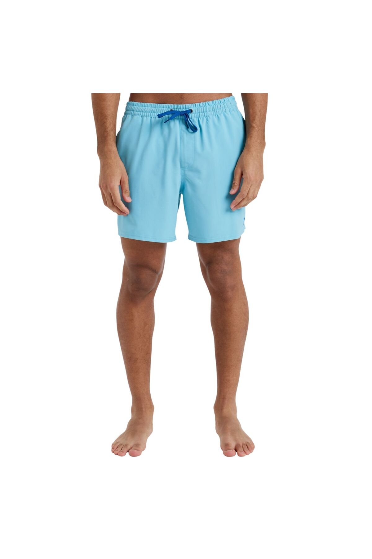 Quiksilver Surfsilk Solid Volley 16 Men's Blue Swim Shorts Eqyjv04118-Bha0