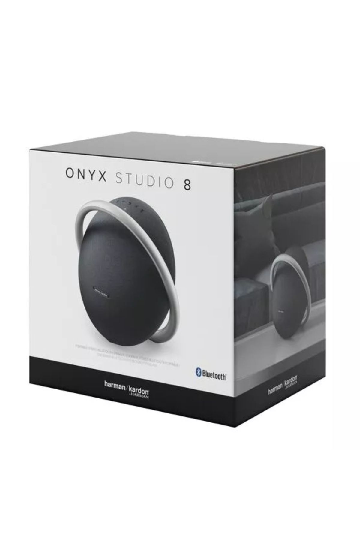 Harman Kardon-Harman Kardon Onyx Studio 8 Wireless Bluetooth Speaker with Premium Sound and Elegant Design, Black 5