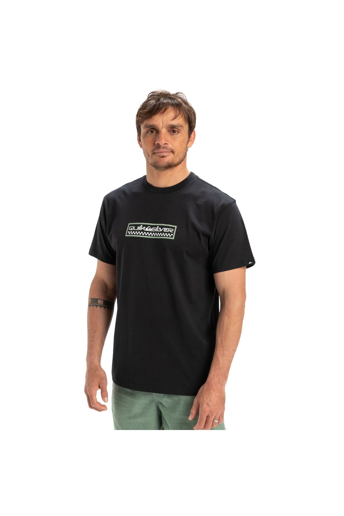 Quiksilver Ev Sun Dagger Erkek Siyah Tişört ERKEK T-SHIRT