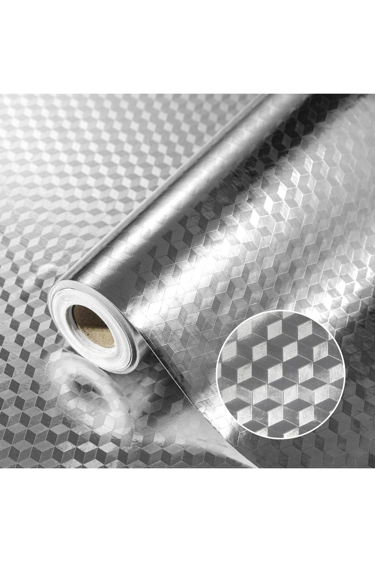 COOYA-Aluminum Foil Waterproof Paper Kitchen Stickers,40x1m,Heat-Resistant & Waterproof,Wear-Resistant 1