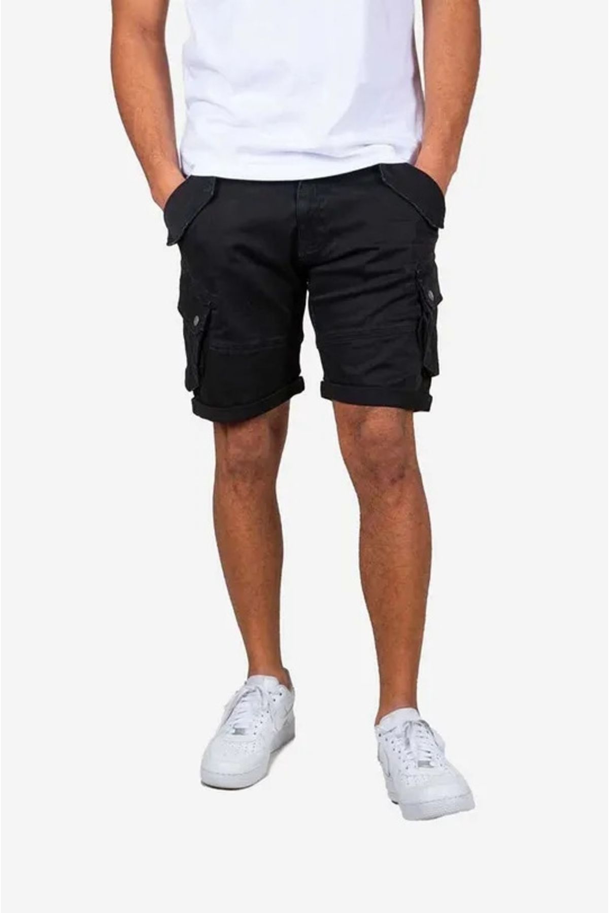 Alpha Industries-Men's black shorts Combat Short Alpha Industries 2