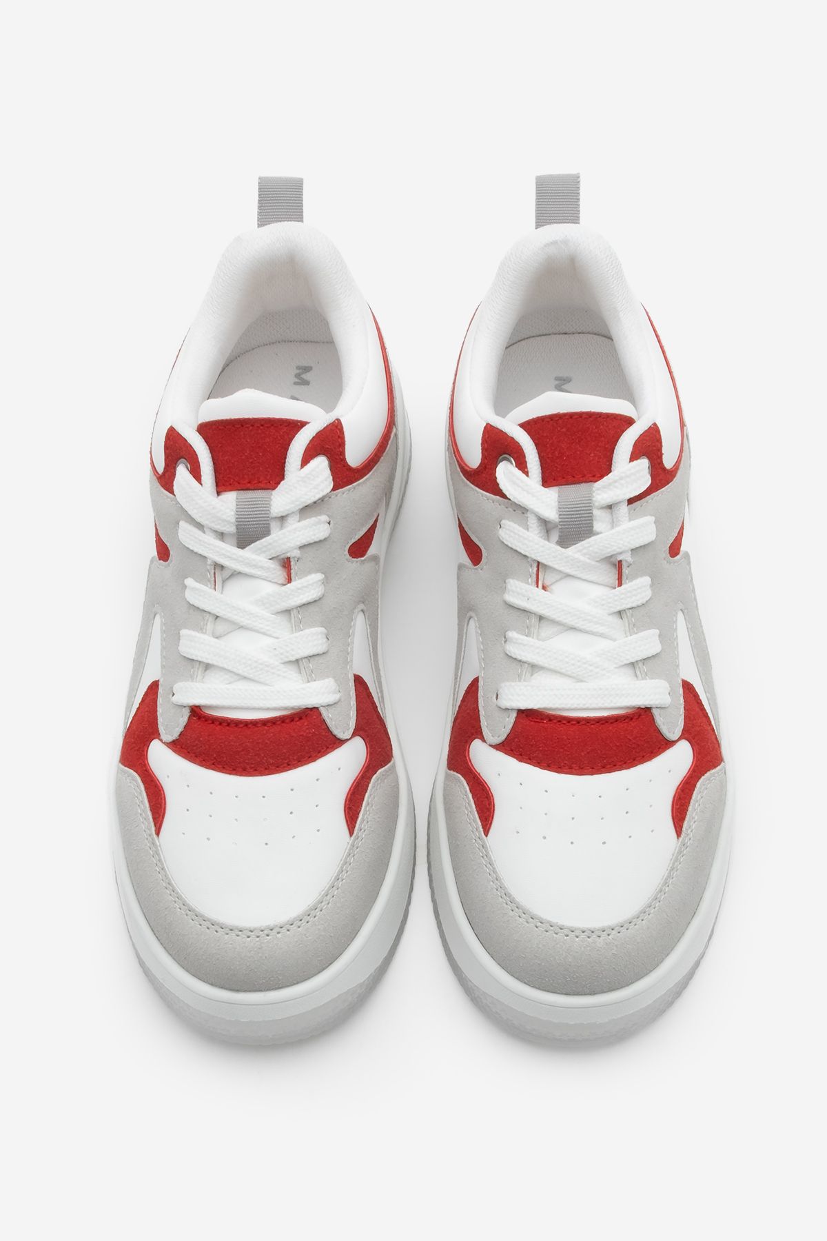 Marjin-Damskie buty sportowe Aryan Red High Sole Sneaker 6
