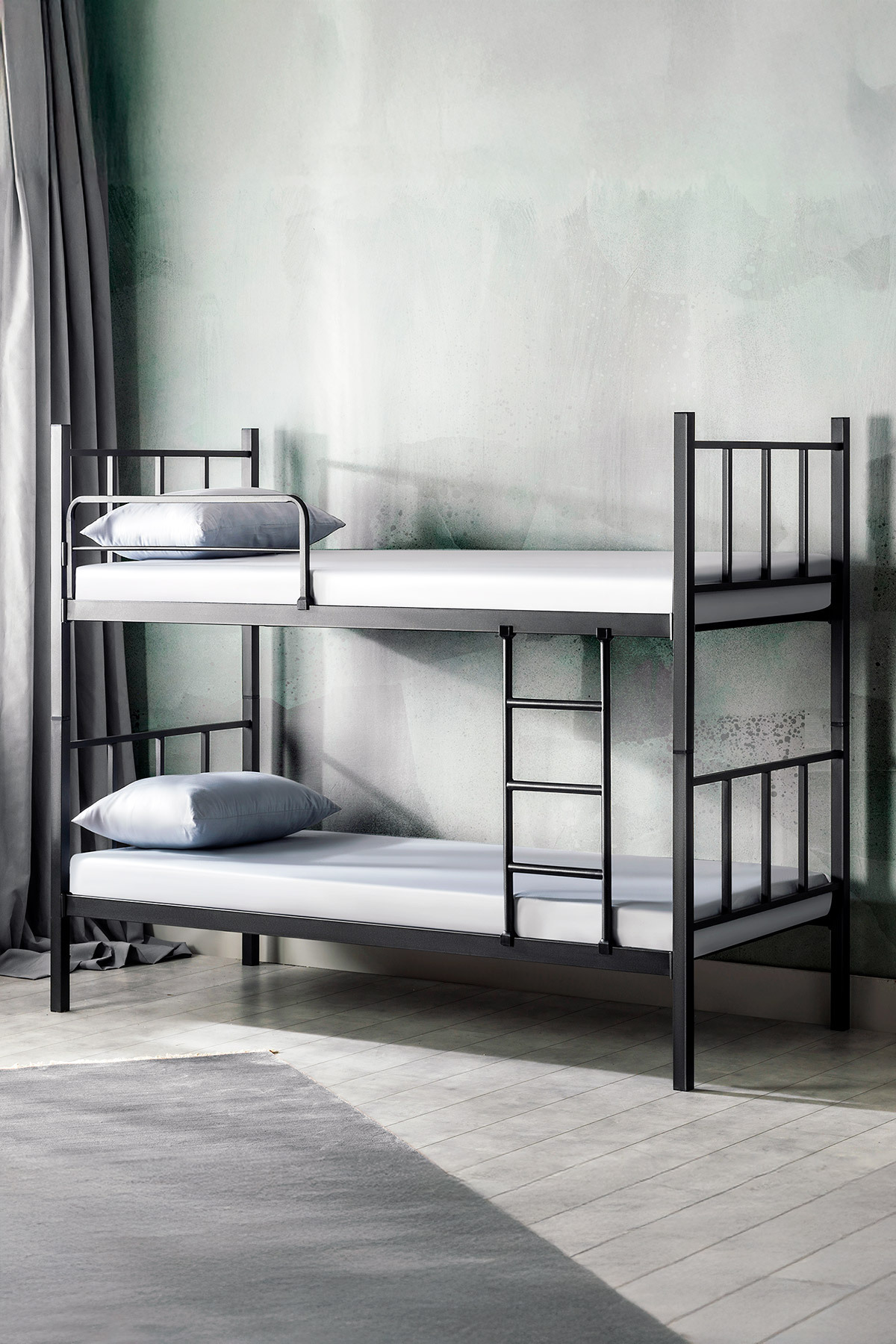 Niron 90x190 Sağlamlaştırılmış Ayrılabilir Metal Ranza / Karyola