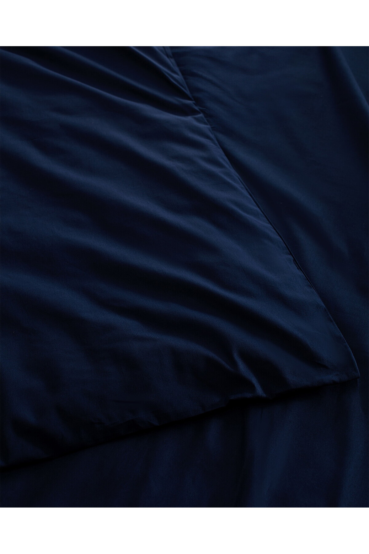 Madame Coco-Manon Doppelbettbezug, 100 % Baumwolle, Ranforce, einfarbig, Marineblau 5