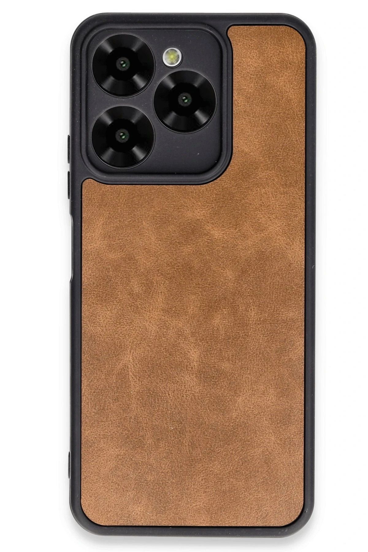 NewFace General Mobile Era 50 Kılıf Aras Deri Kapak - Taba HNZRN