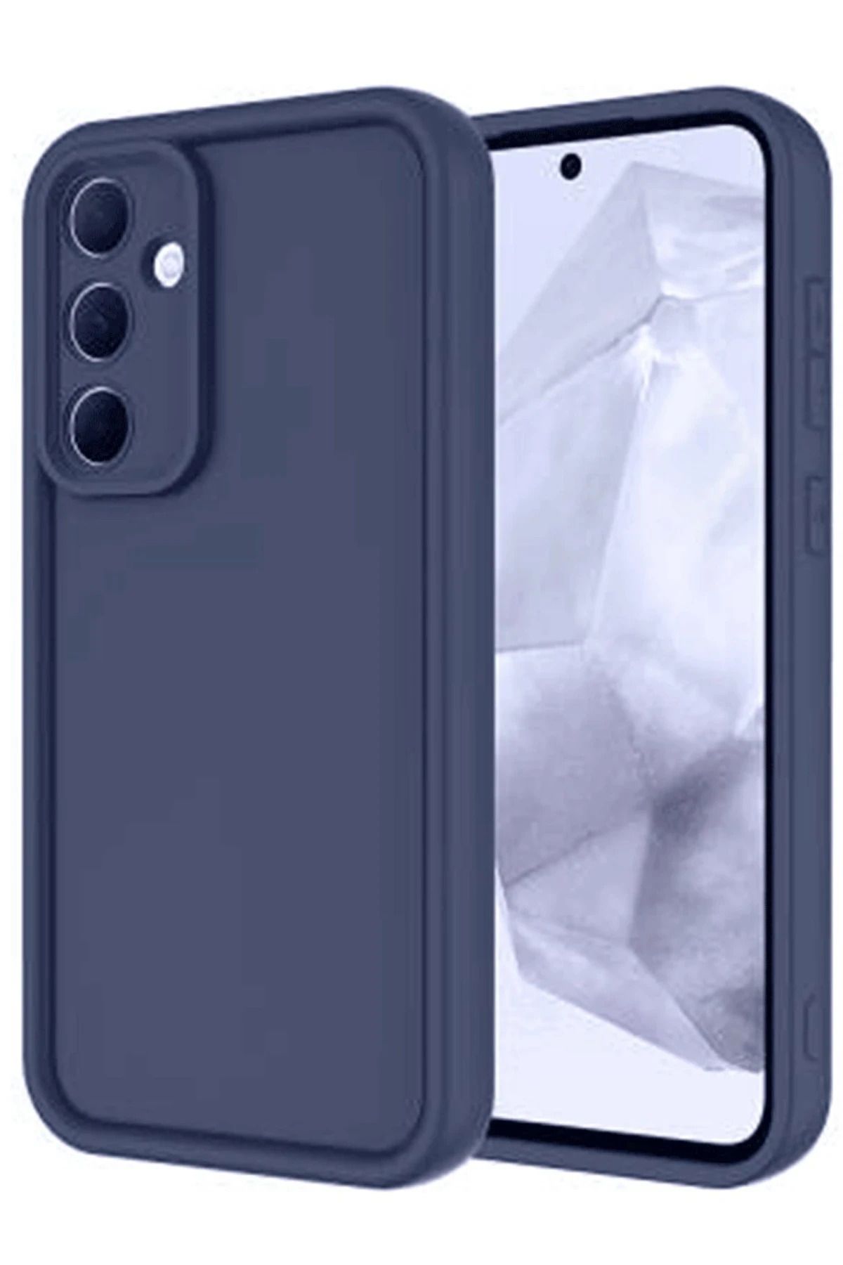 NewFace Samsung Galaxy A16 5G Kılıf Viera Silikon - Lacivert HNZRN