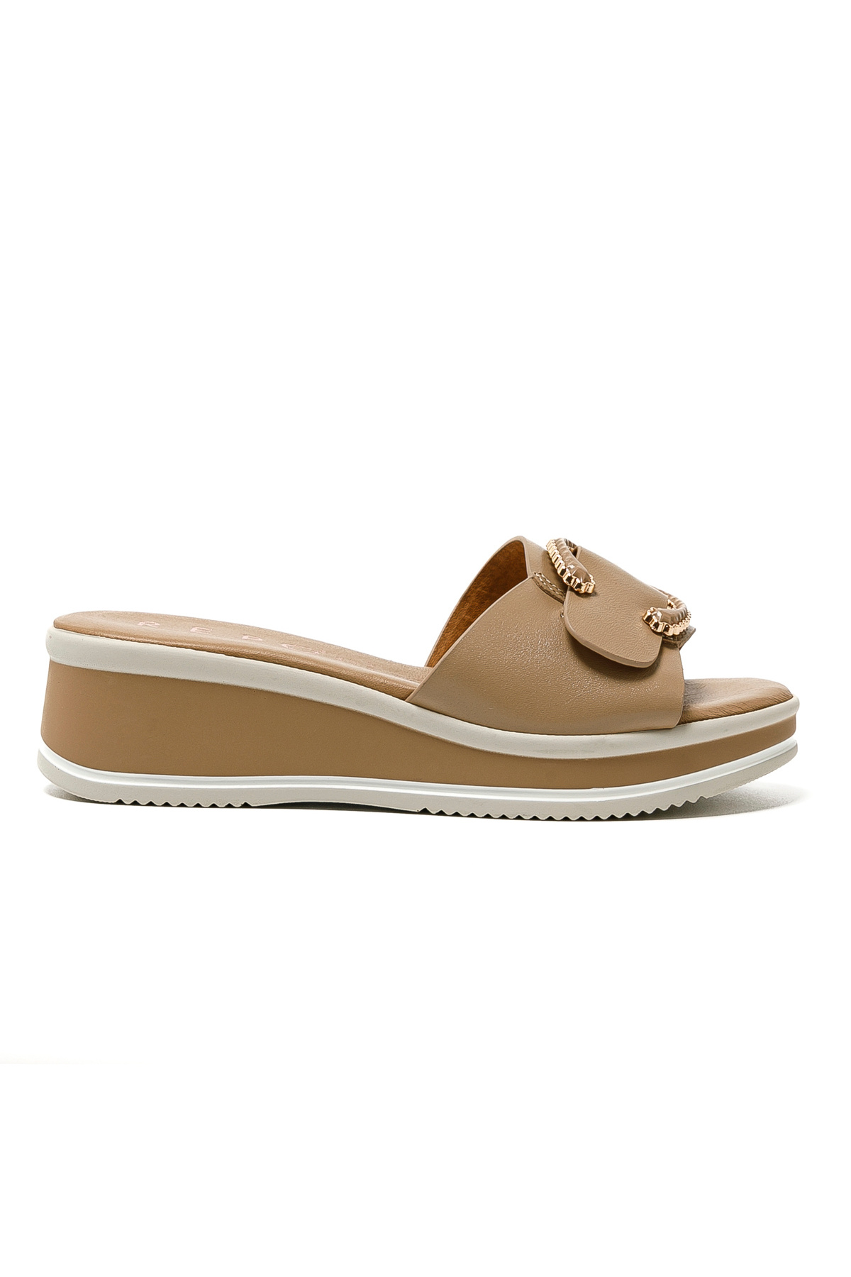 Repo-Women / Girls Slippers 12128-E5 Repo Beige 1