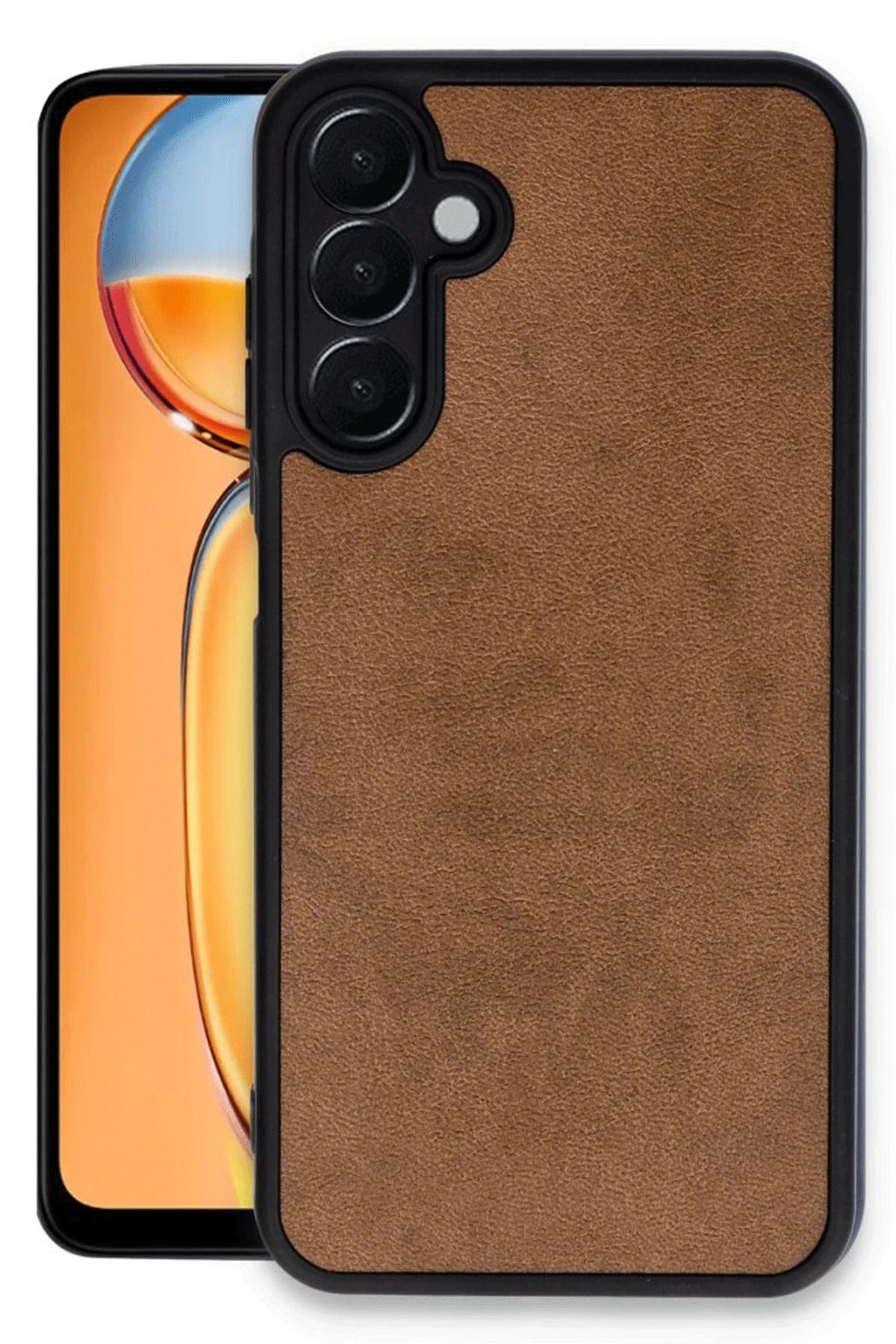 NewFace Samsung Galaxy A36 Kılıf Aras Deri Kapak - Taba JOJUA