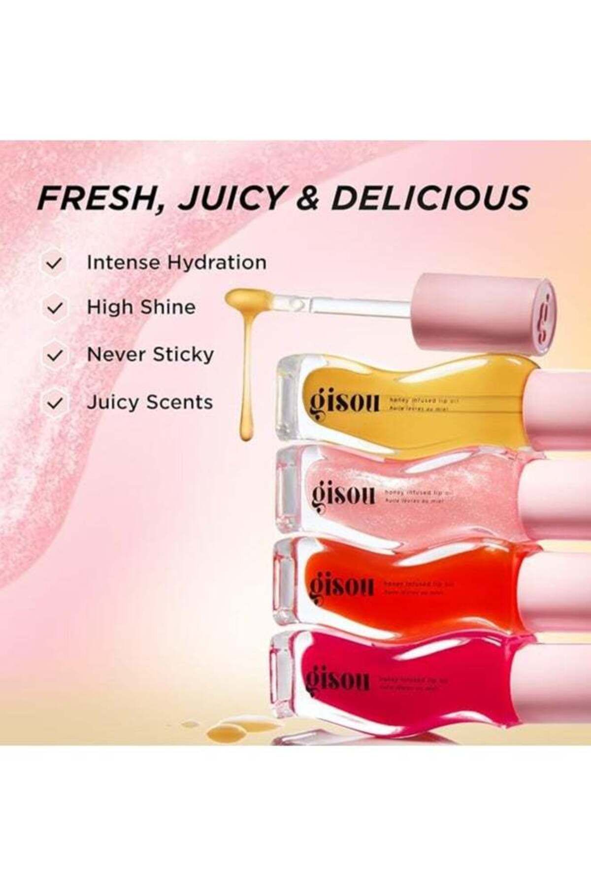 gisou-Jisoo Honey Enriched Lip Oil, Mango Passion Punch, 8 ml 2