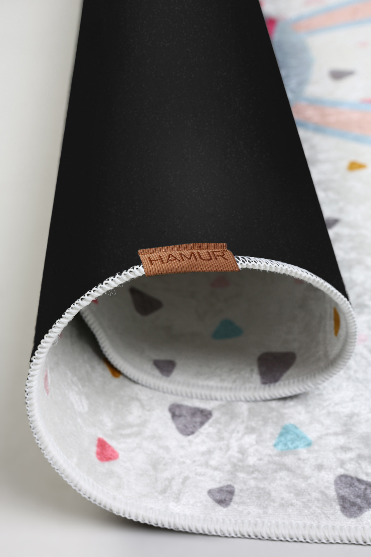 HAMUR Sek Sek Oyun Matı Bebek Çocuk Halısı Renkli Yenidoğan Yumuşak Aktivite Etkinlik Örtüsü fotoğrafı 6 (önizleme)