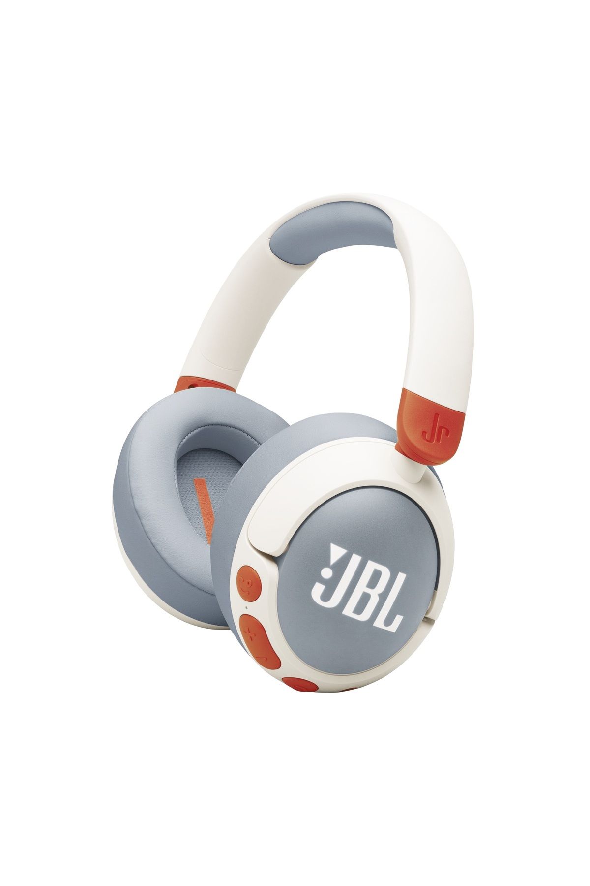 JBL-JBL JR 470NC Wireless Bluetooth Headphones with Active Noise Cancellation – White 1