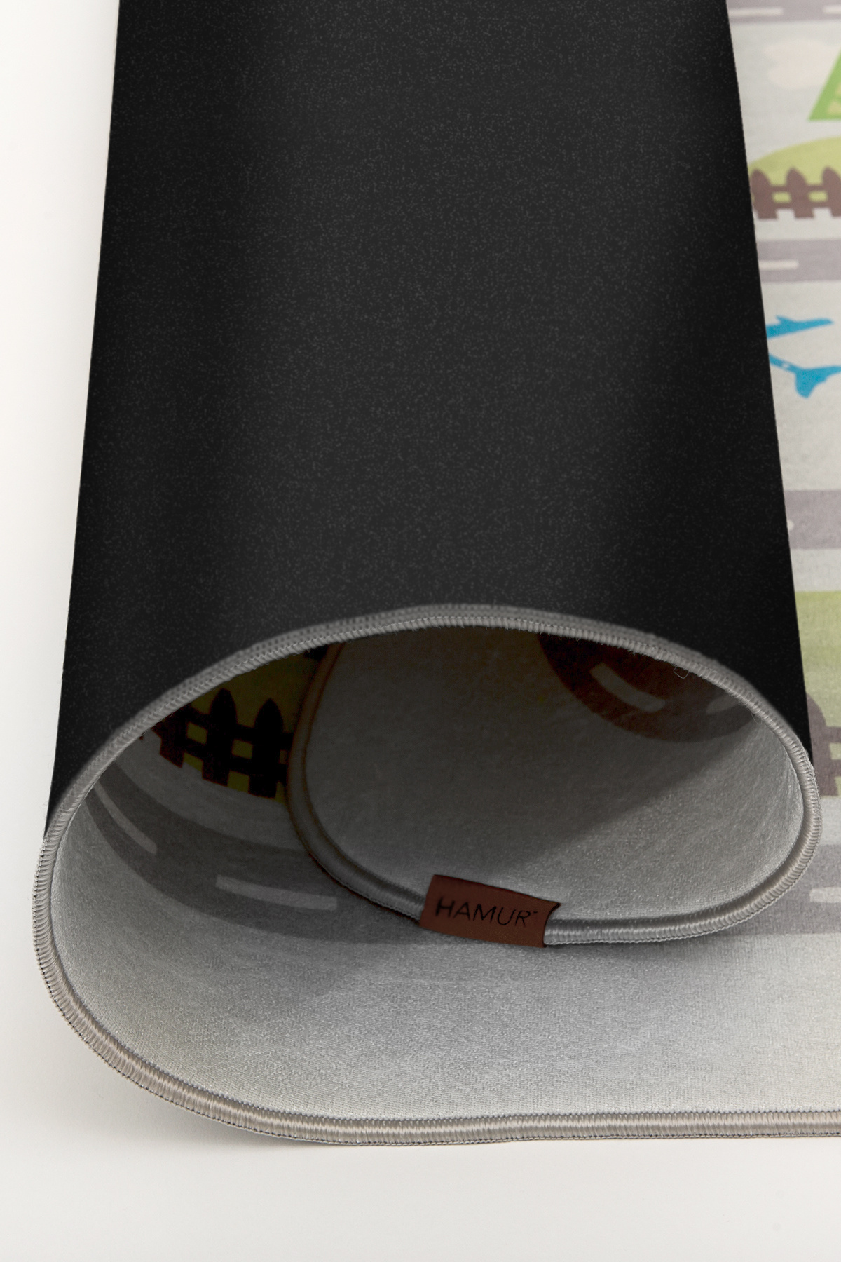 HAMUR Road Oyun Matı Bebek Çocuk Halısı Yollar Arabalar Yenidoğan Yumuşak Aktivite Etkinlik Örtüsü fotoğrafı 5 (önizleme)