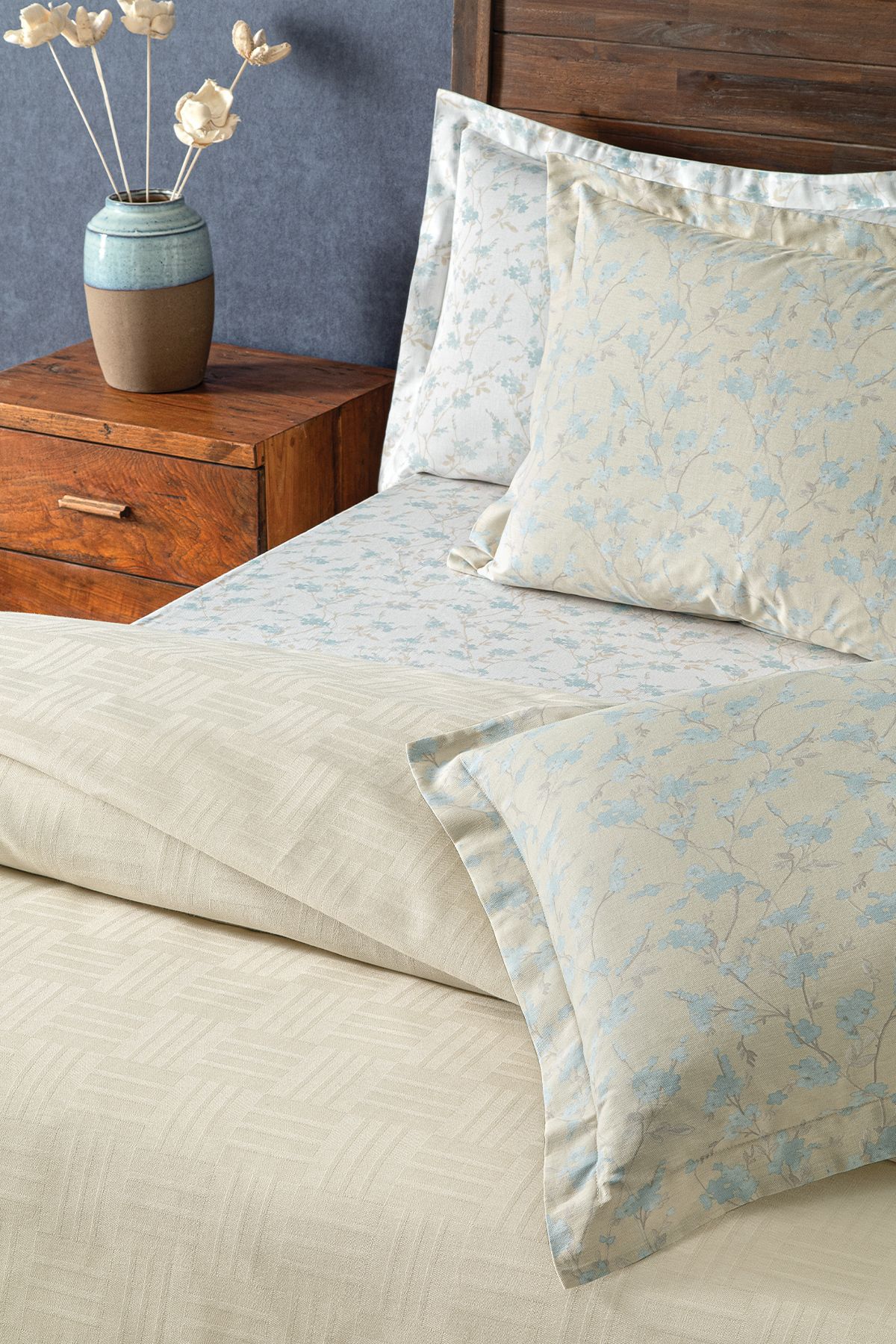 Puffy-Elois Single Bamboo Pique Set - Ecru 3